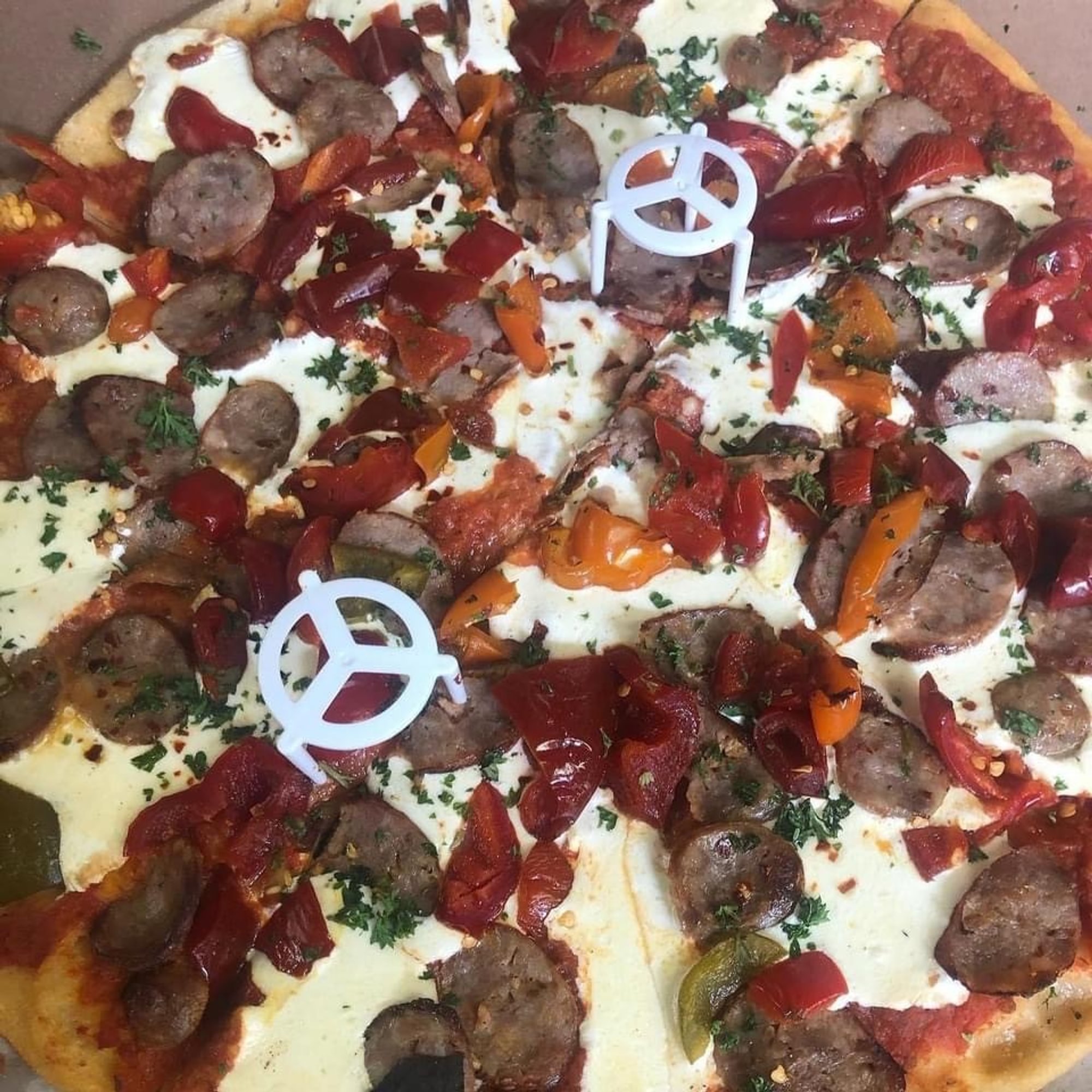 Sausage & Peppers Pizza (Medium 11")