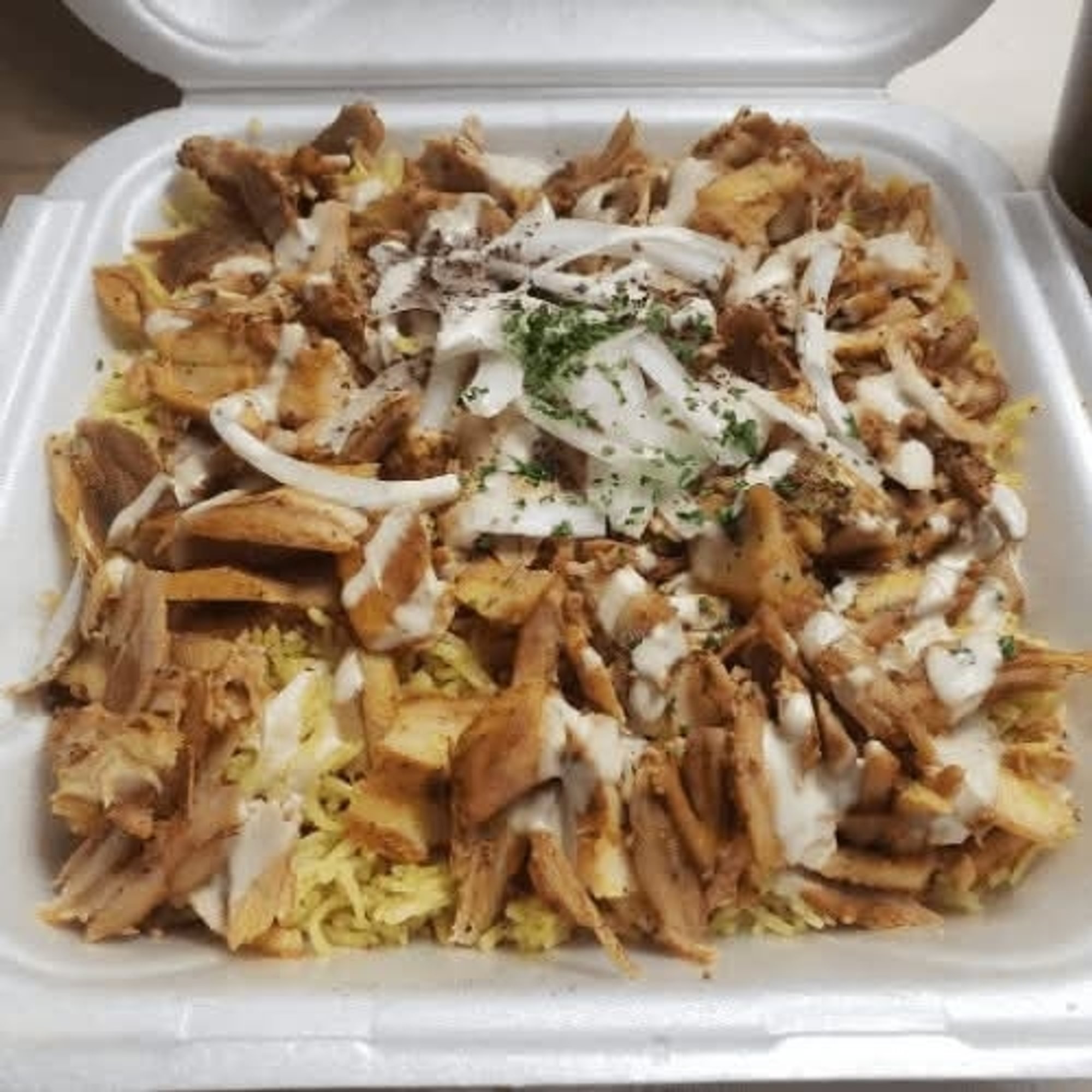 Chicken Tawook with Chicken Shawarma Platter