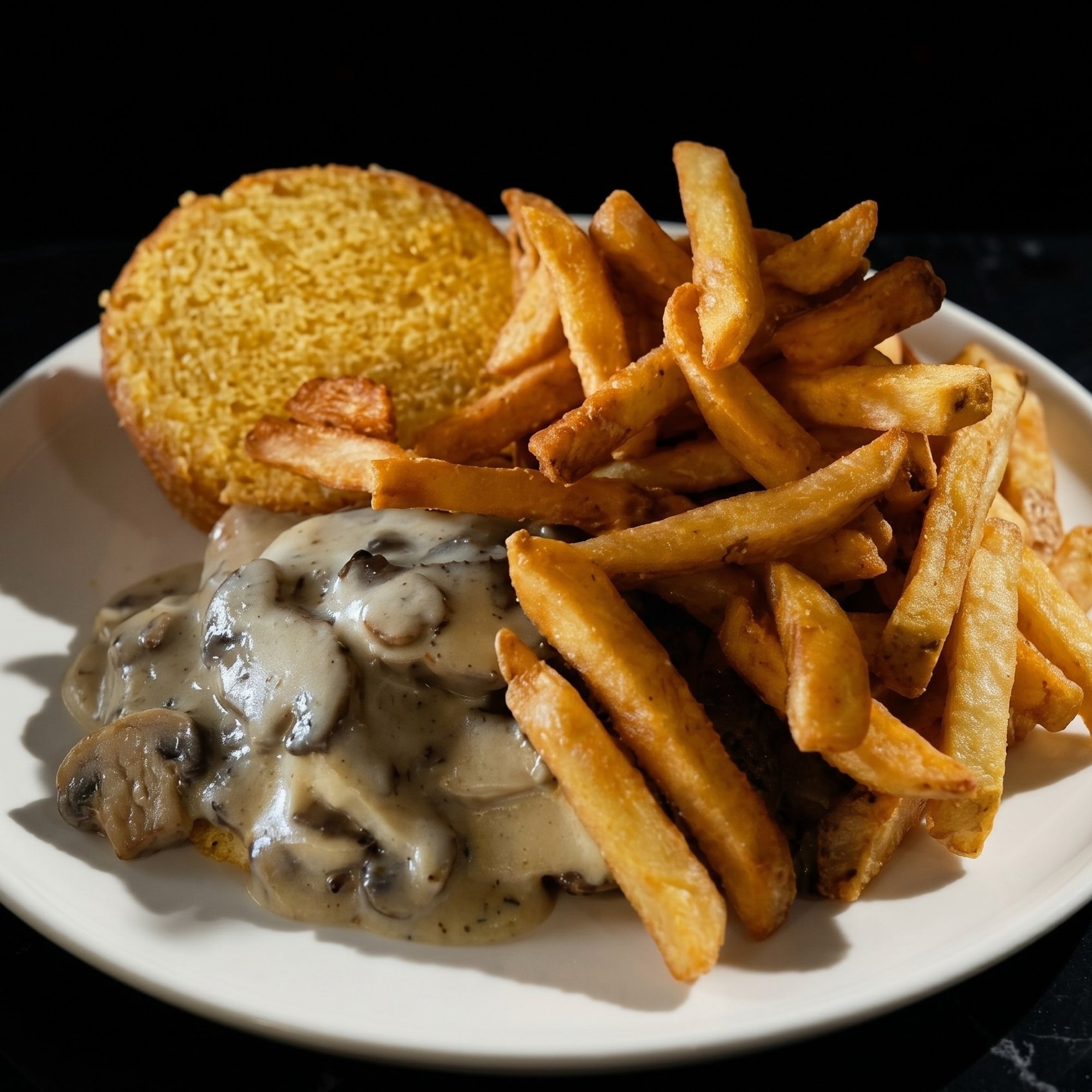 Mushroom Swiss Burger