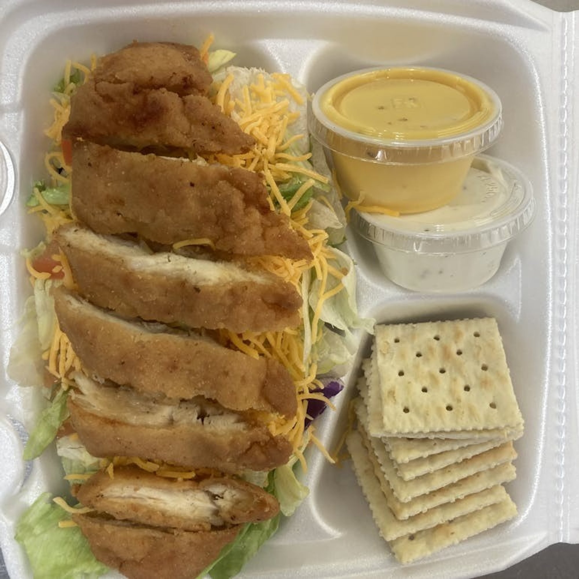 Chicken Strip Salad