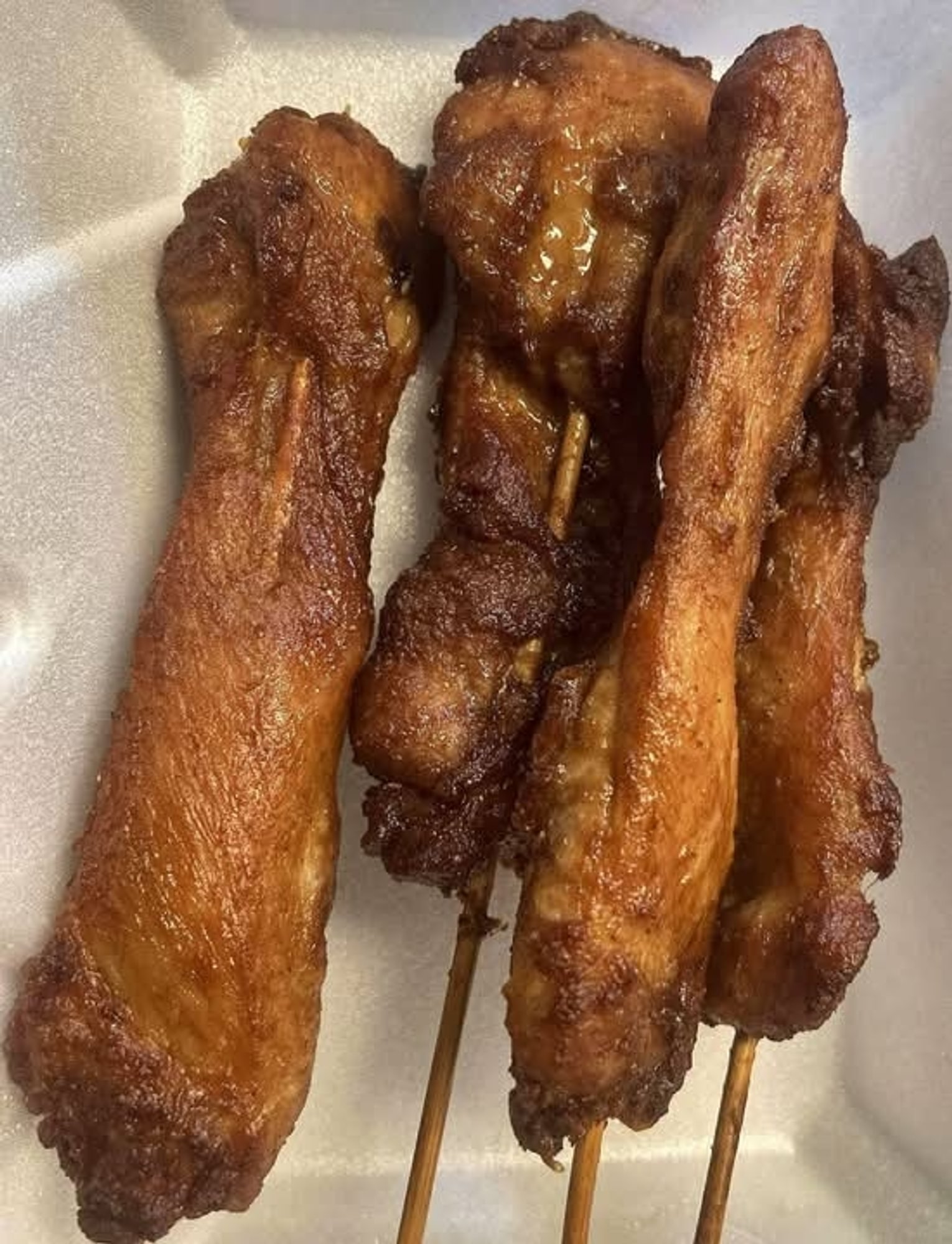 Chicken on the Sticks With Teriyaki Sauce (4)
