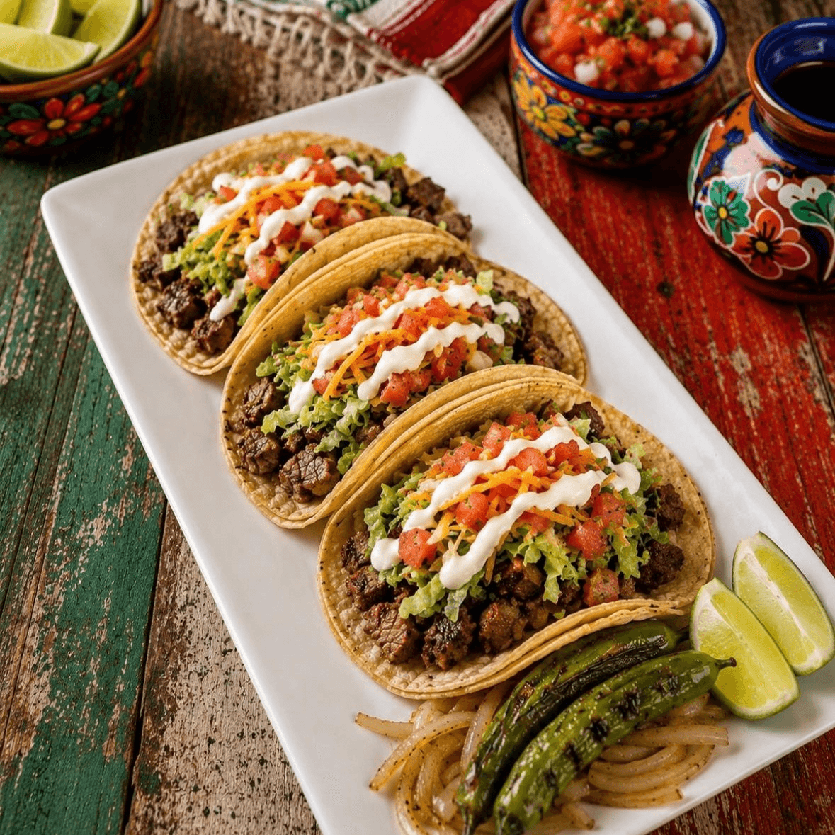American Style Street Tacos