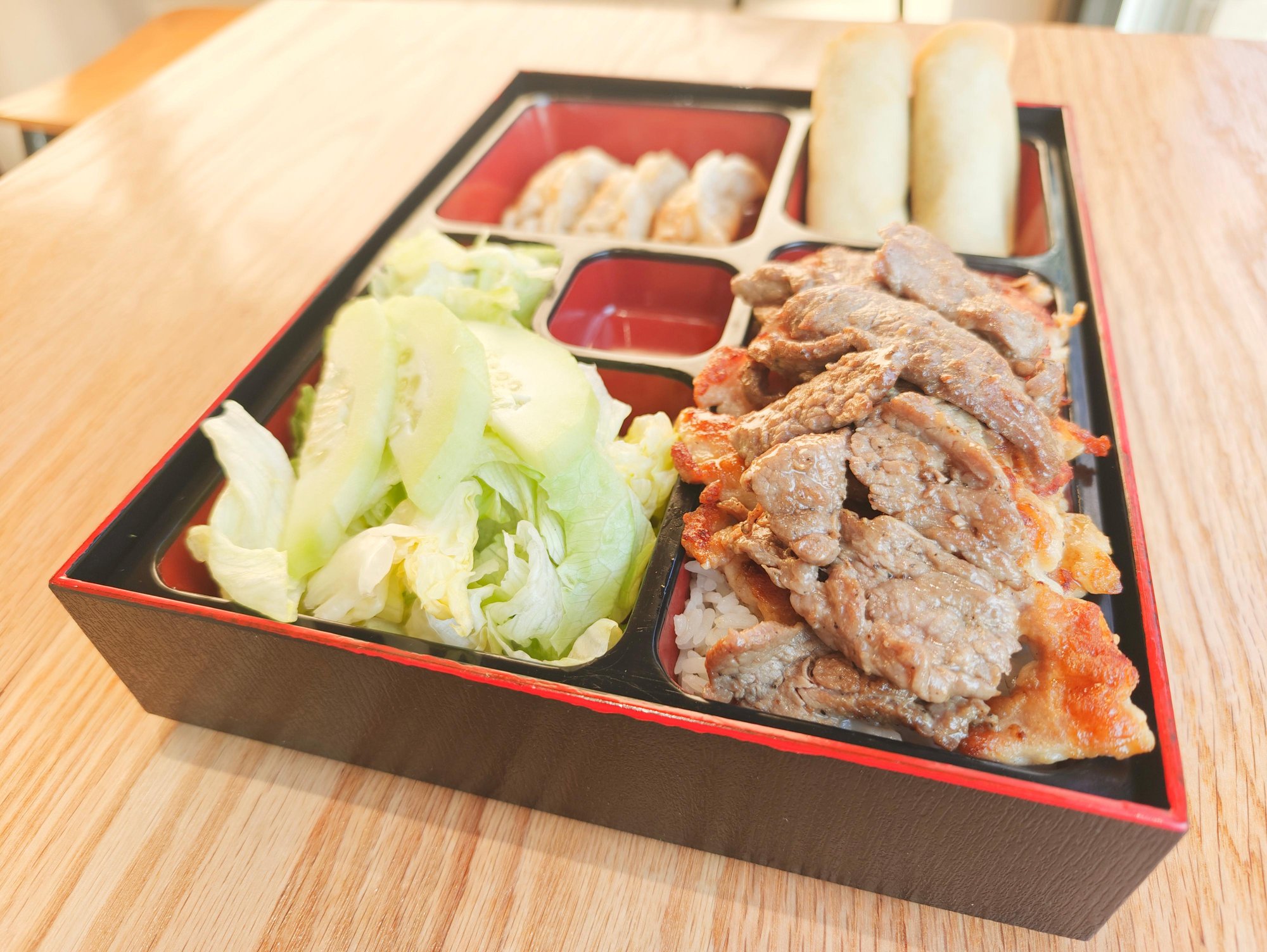 Chicken & Beef Bento