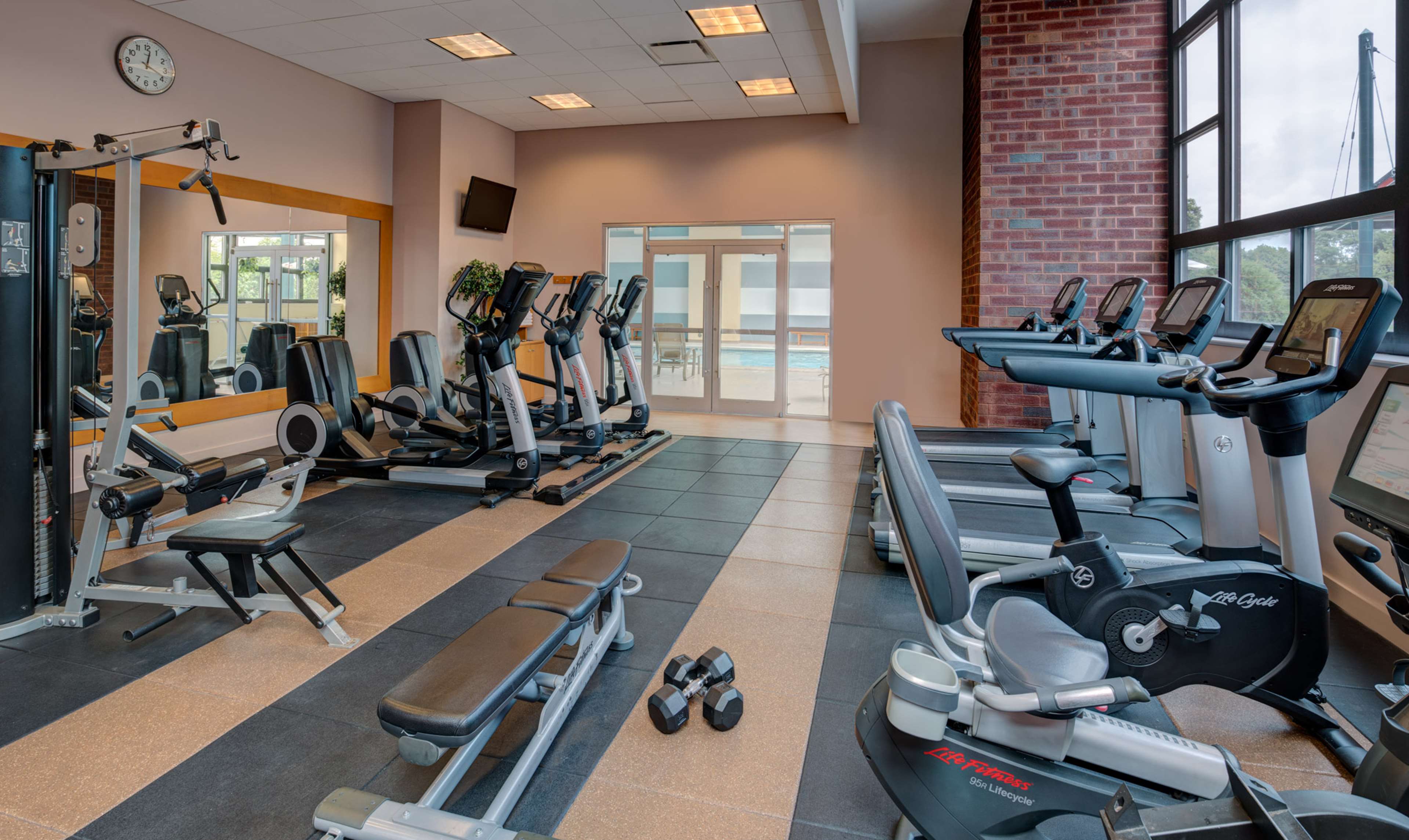 Health club  fitness center  gym