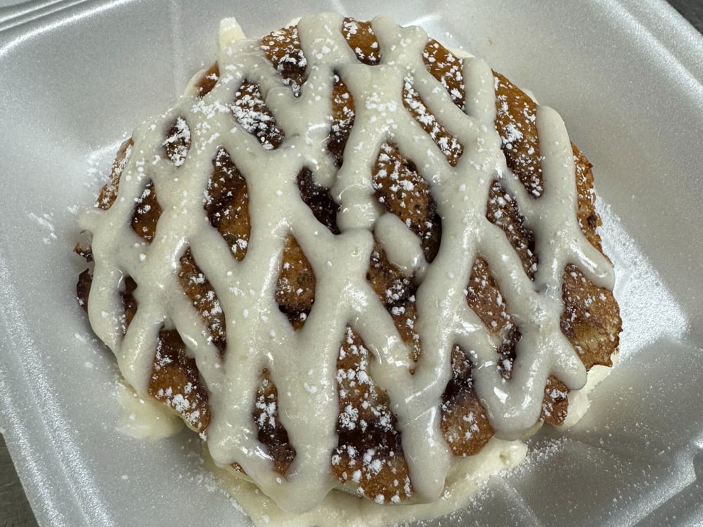 Cinnamon Roll Pancakes