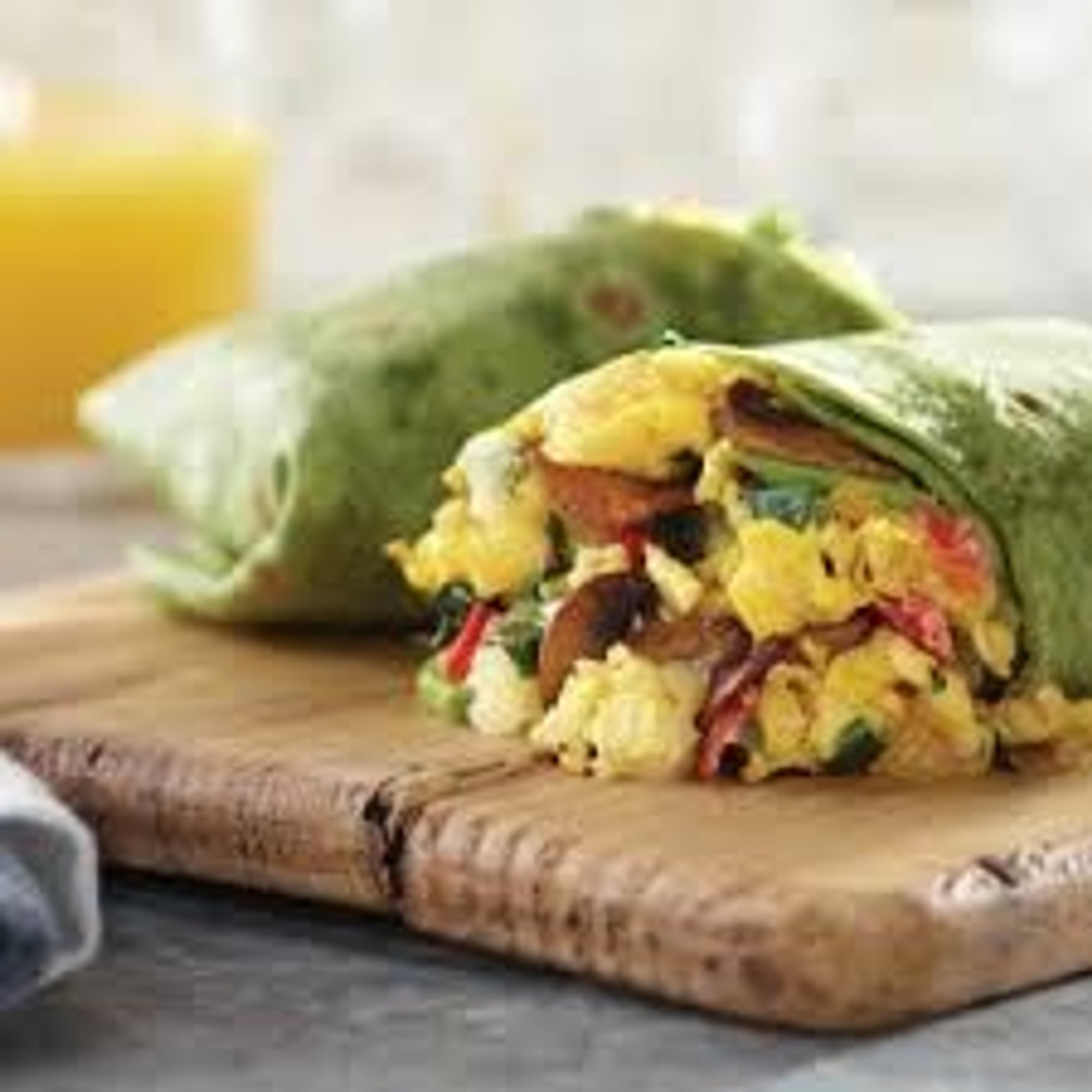 Spinach & Mushroom Wrap
