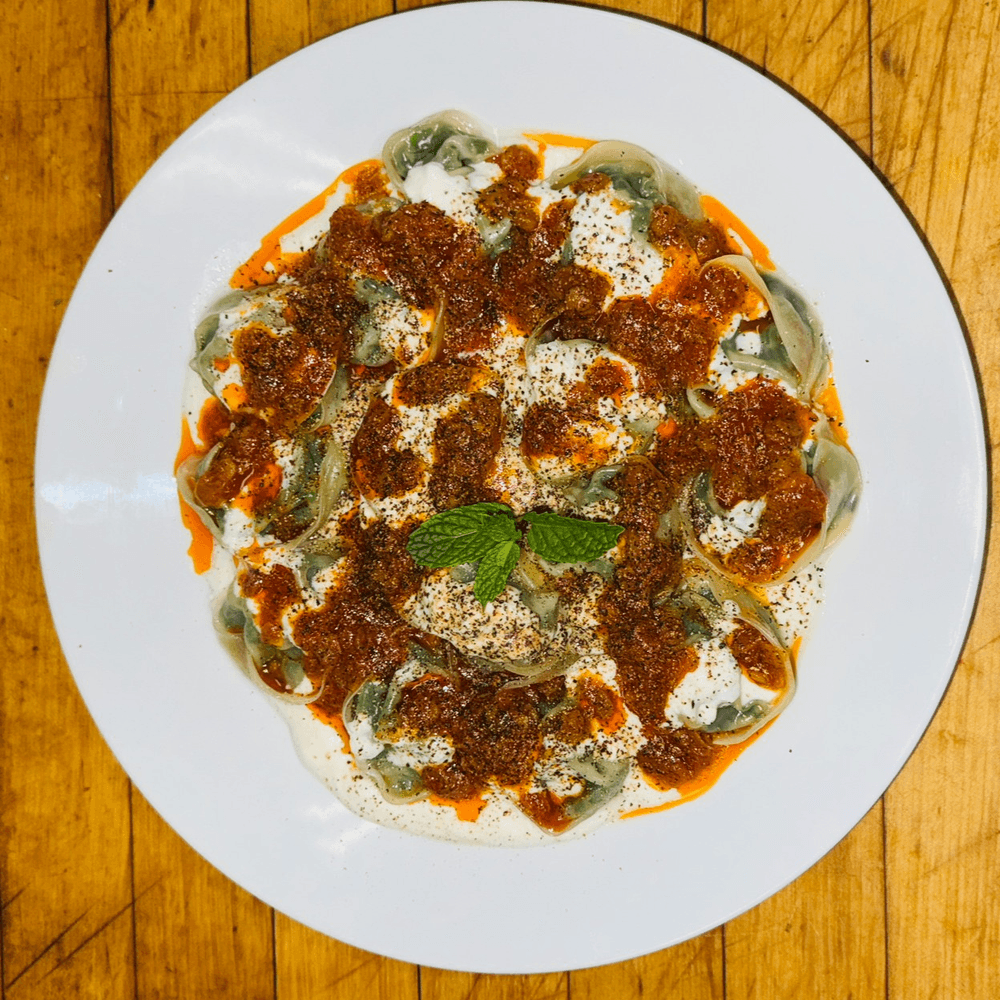 Aashak-Leek Dumplings
