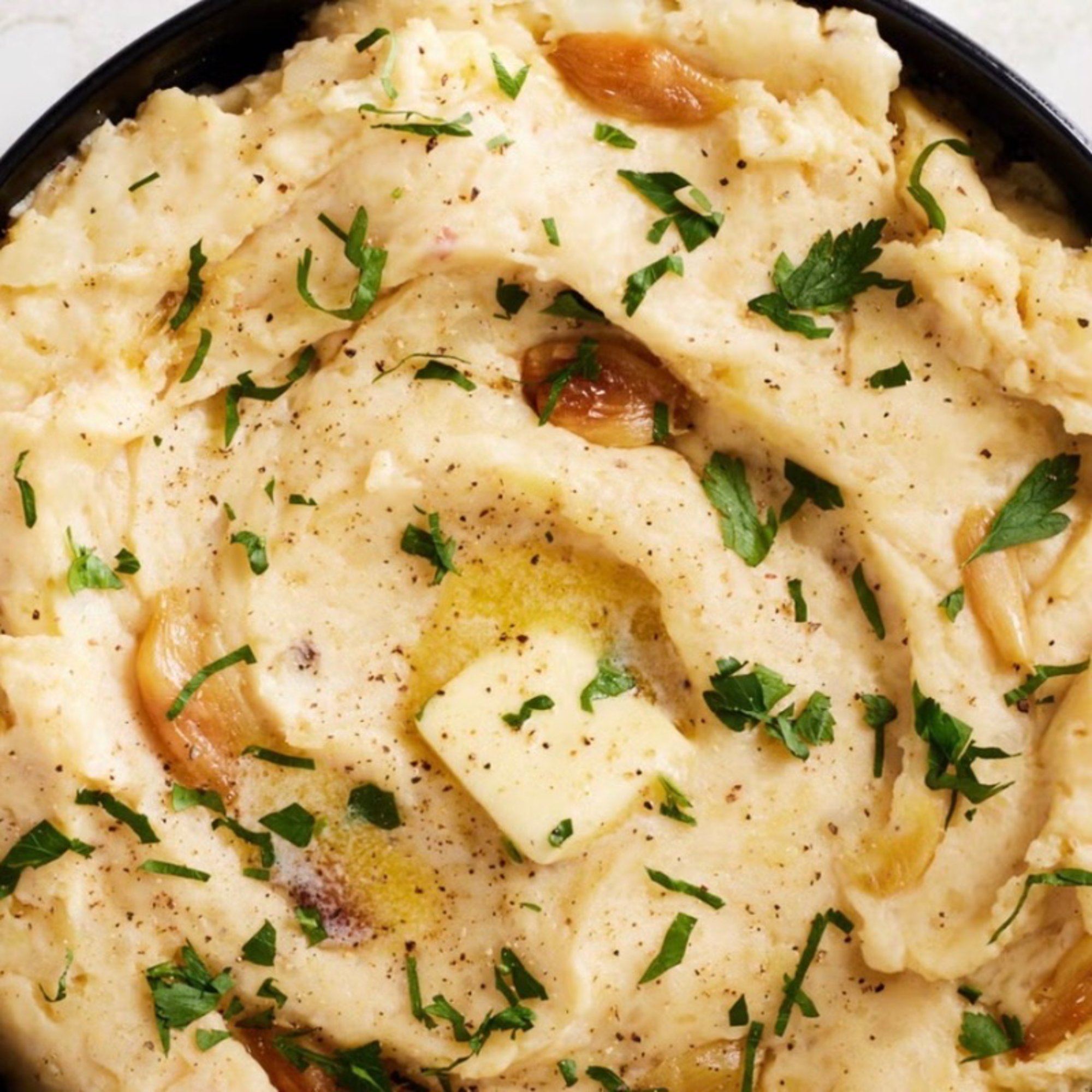 Garlic Parmesan Mashed Potatoes