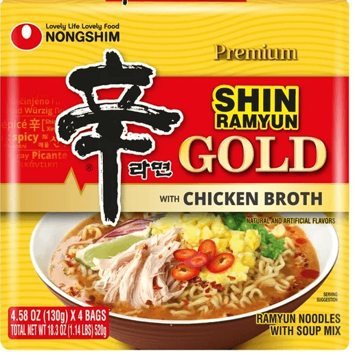 Shin Gold “Spicy Chicken Broth” Ramen