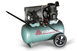 FS-Curtis CTSGMH 2HP 20-Gallon Horizontal Air Compressor With Wheels