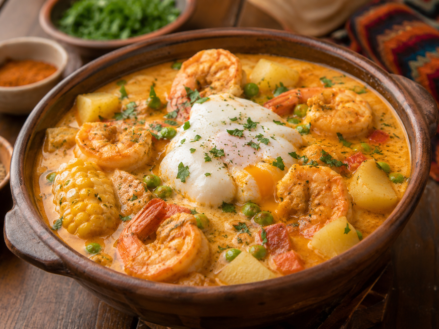 Chupe De Camarones