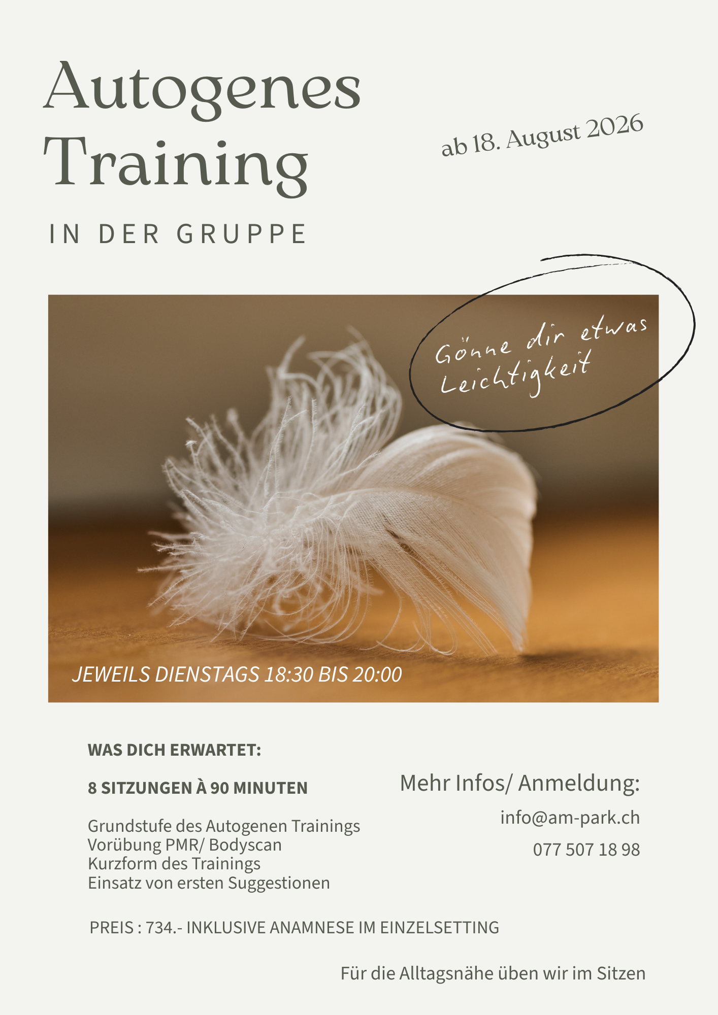 Autogenes Training in der Gruppe