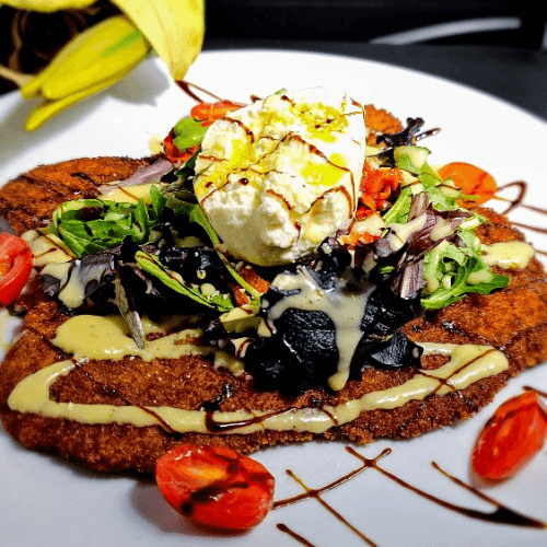 Veal Paillard Milanese Style