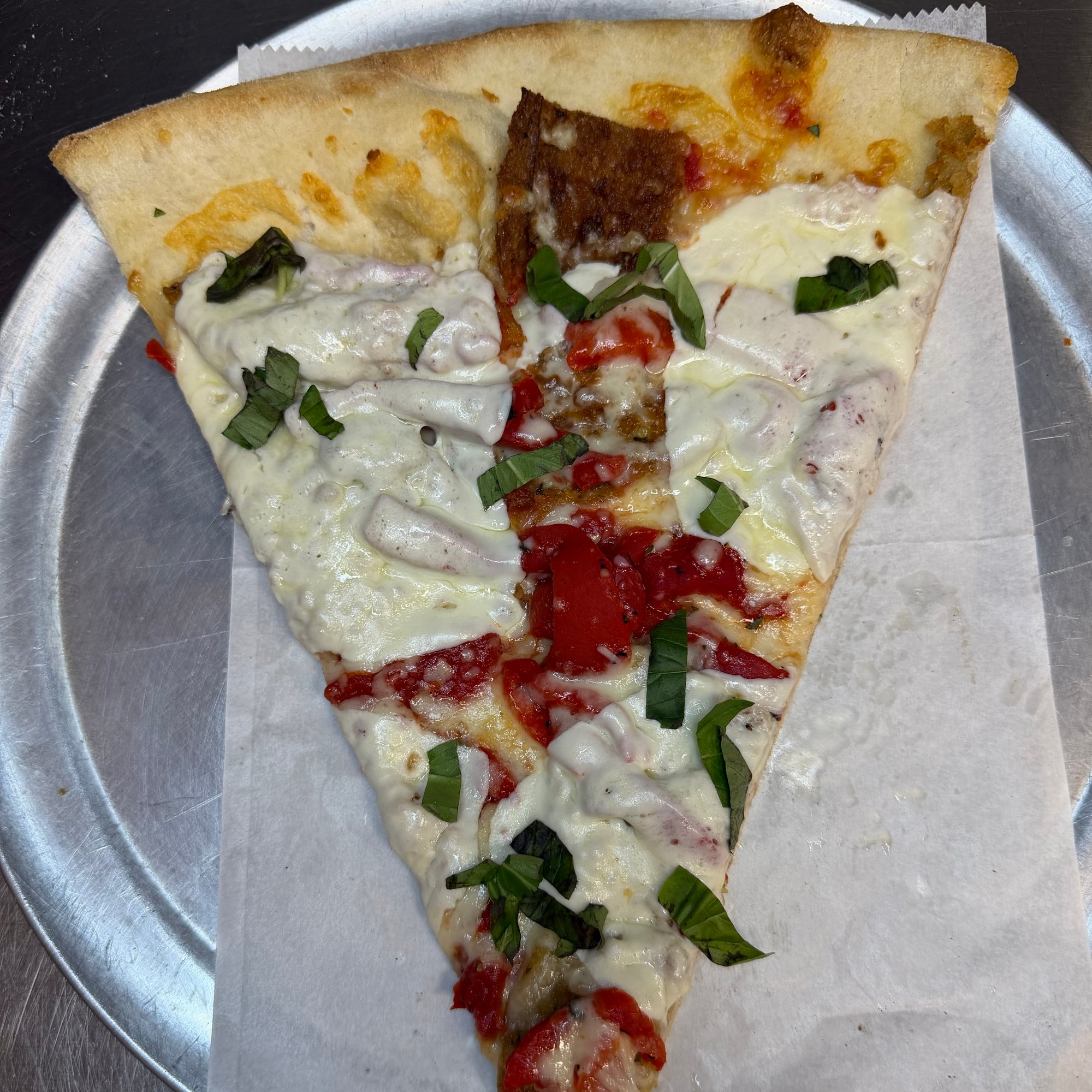 Eggplant Roasted Pepper, Slice