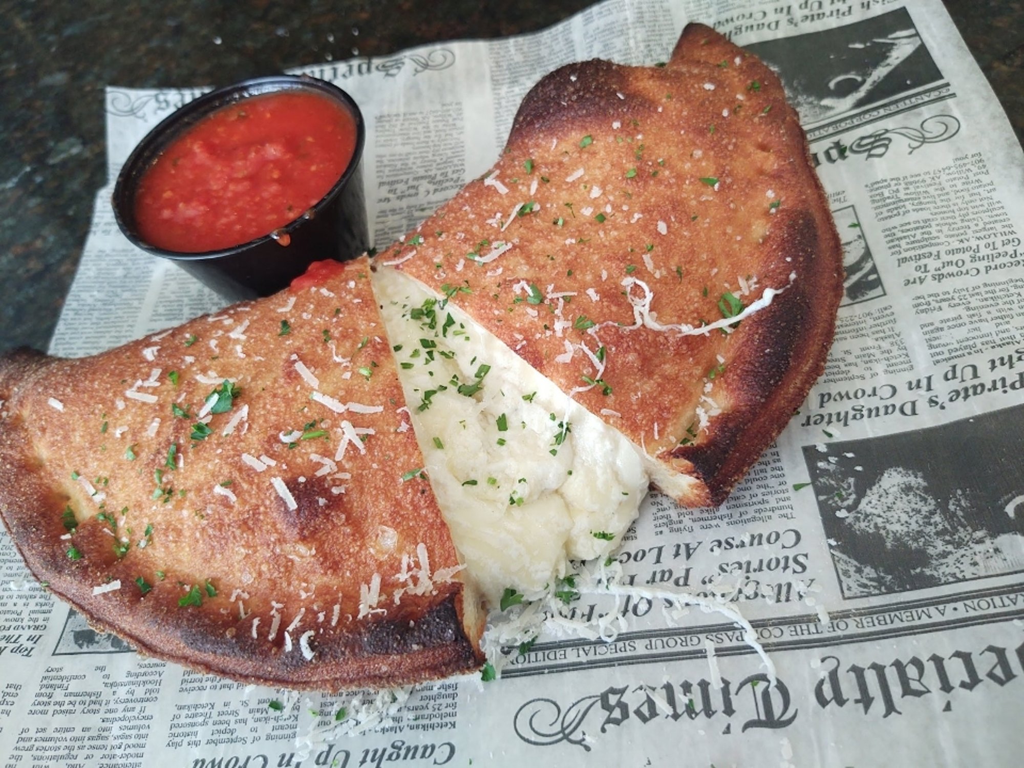 Ricotta & Mozzarella Calzone