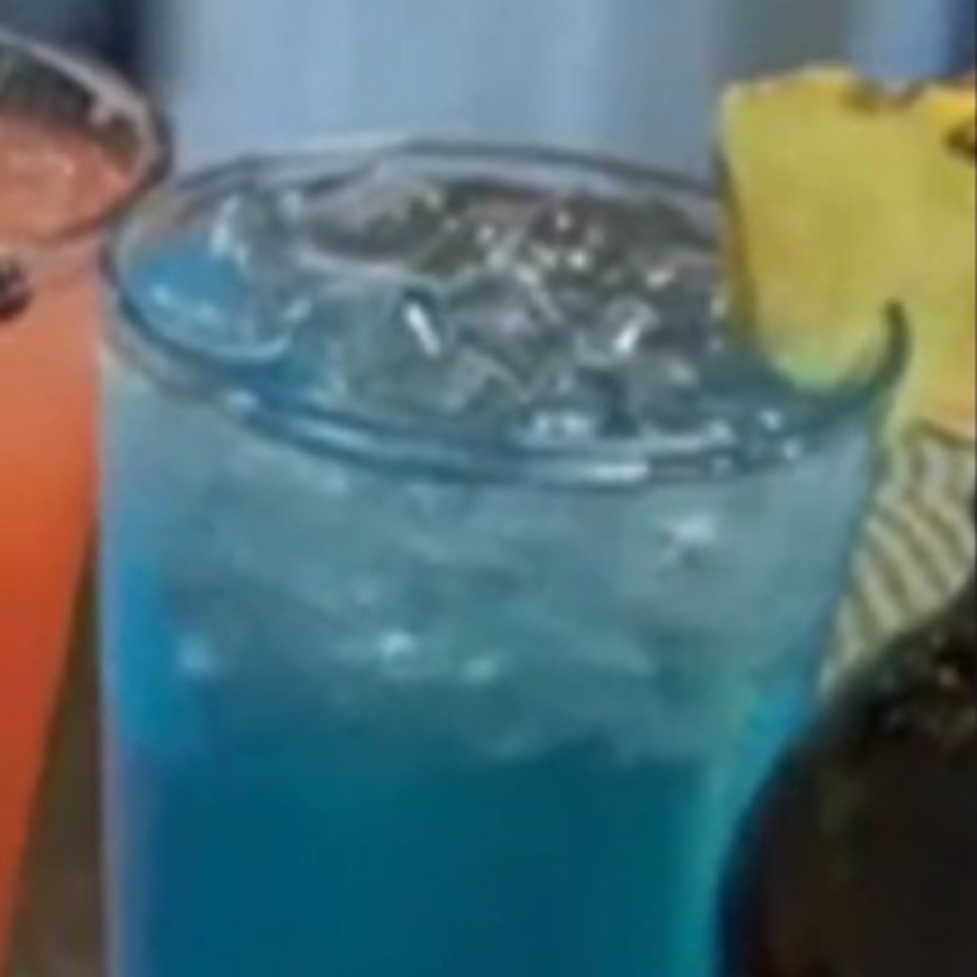 Blue lagoon mocktail