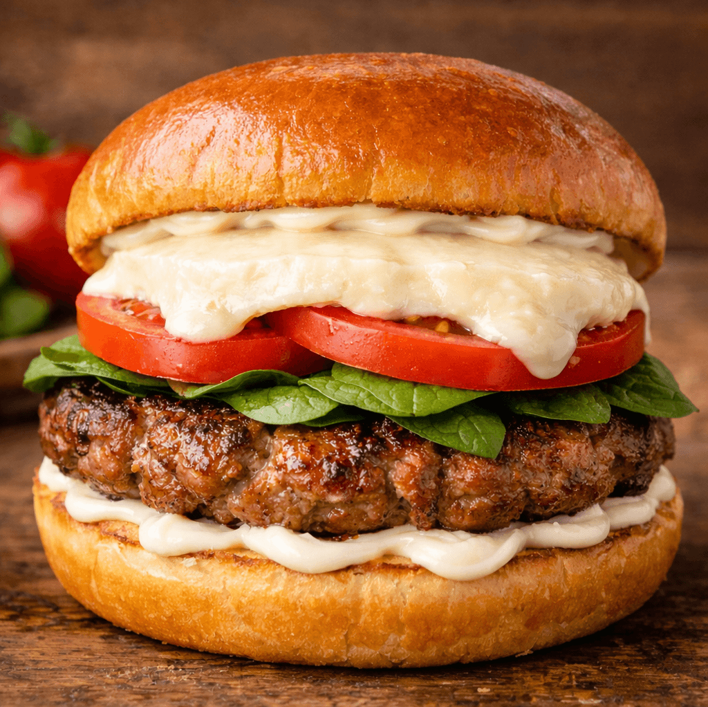 The Pesto Empire Burger