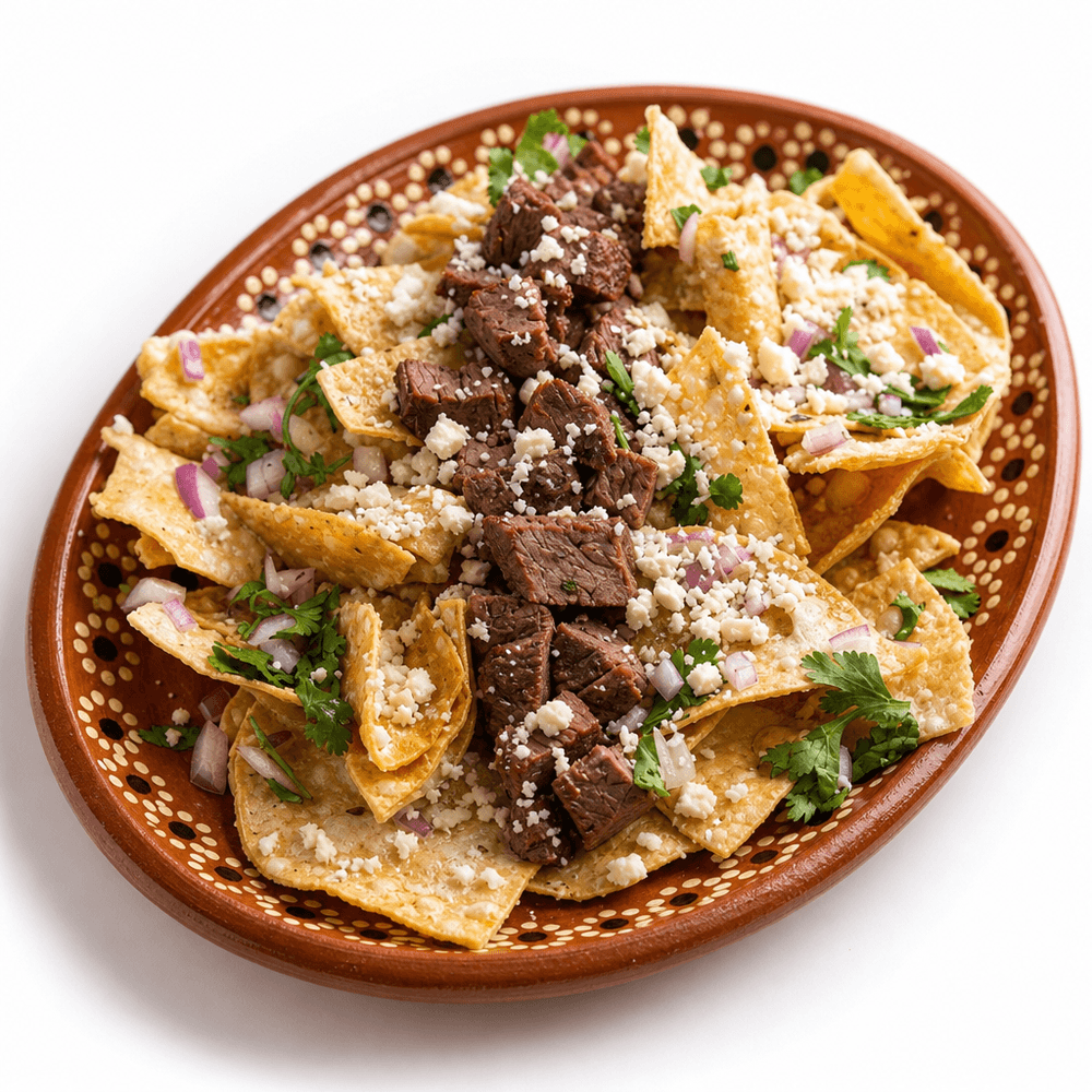Chilaquiles with Meat