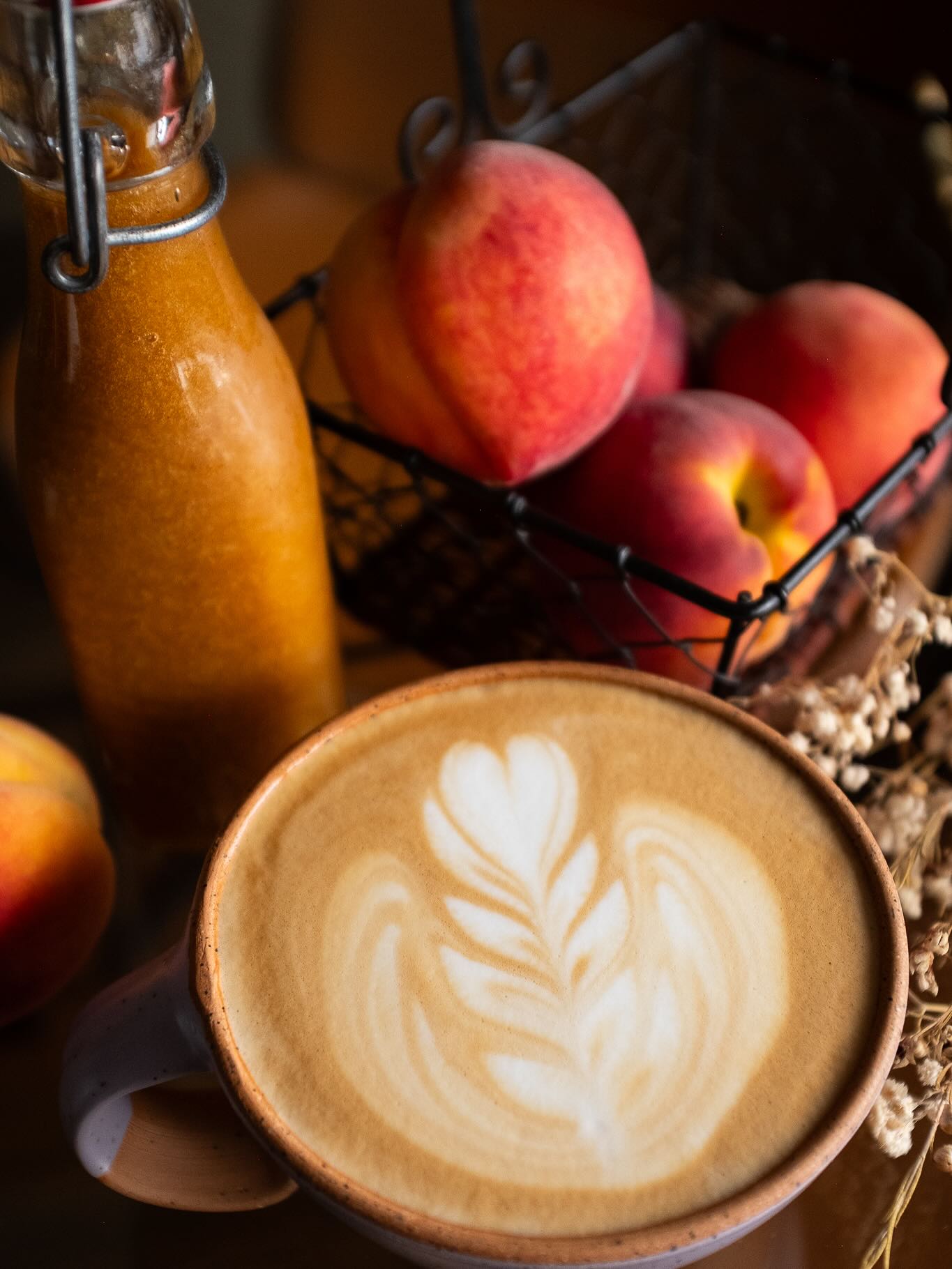 Peach Cobbler Latte