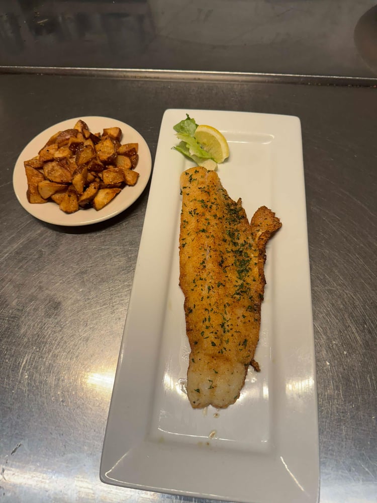 Panfried Walleye