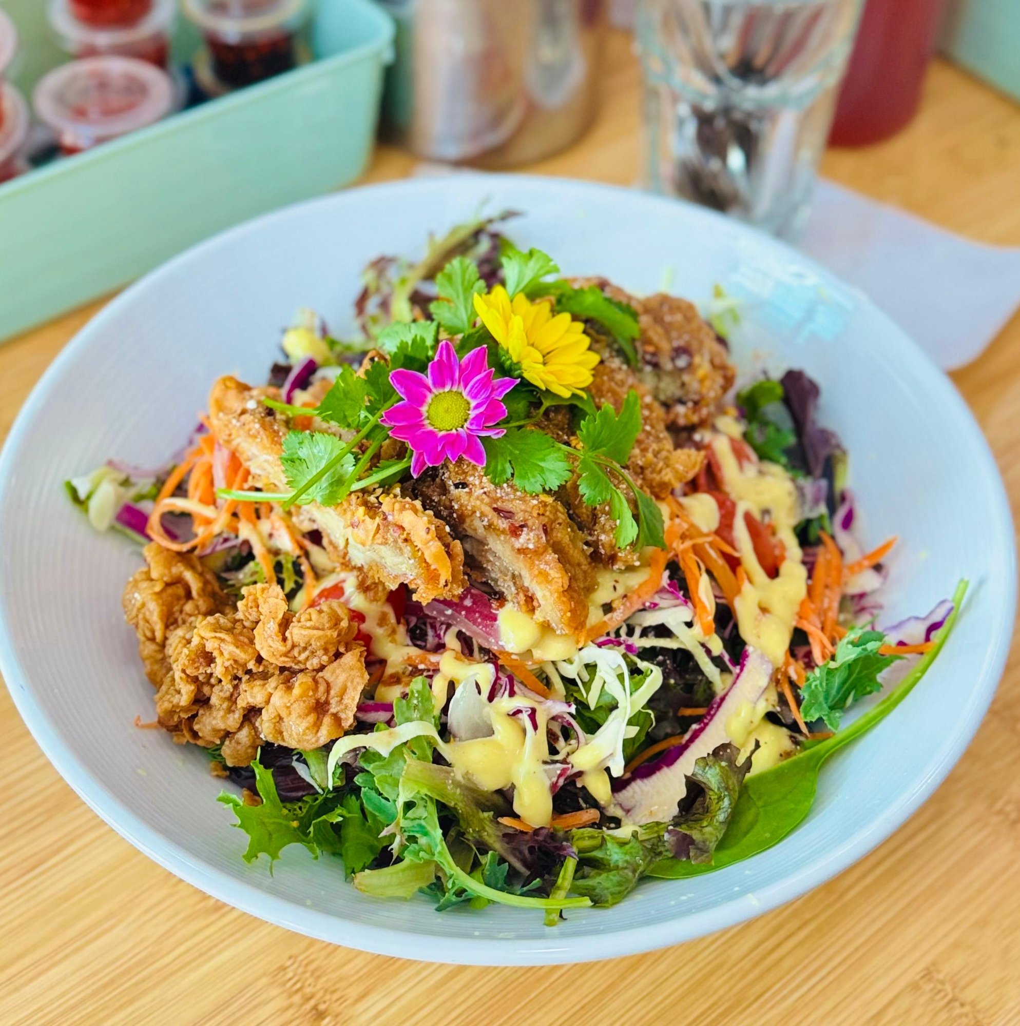 Delicious Fried Chicken Salad