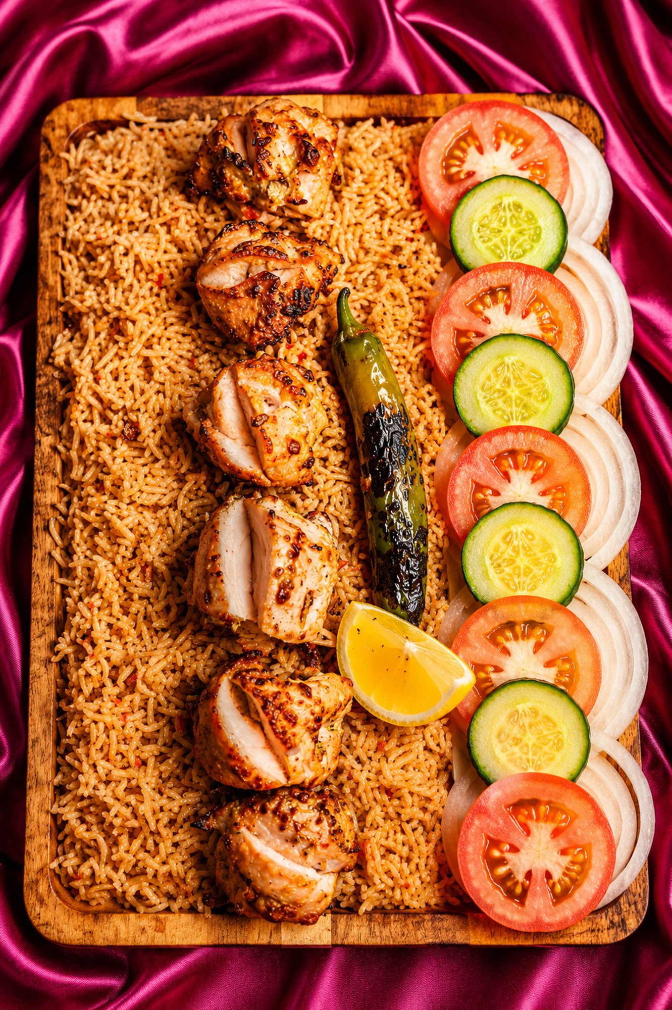 Chicken Malai Boti Platter