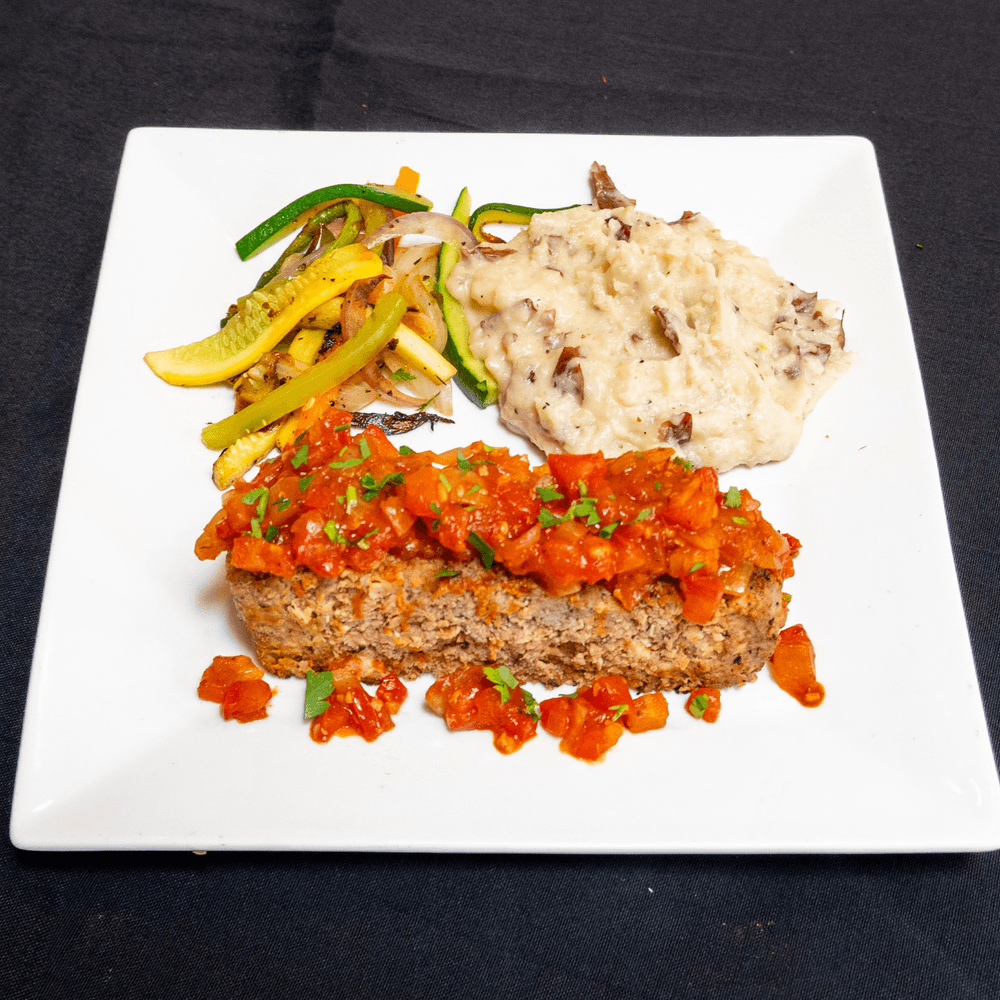 Homestyle Meatloaf with Tomato Relish