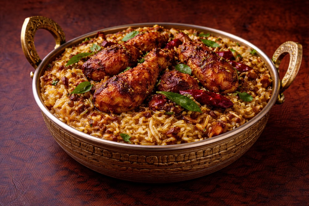 Karaikudi Chicken Biriyani (Boneless)