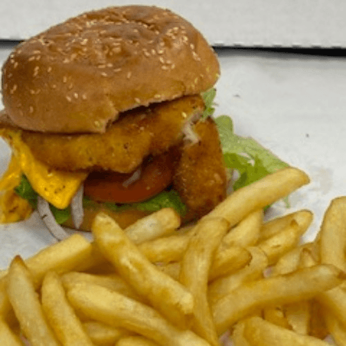 Chicken Sandwich with Fries