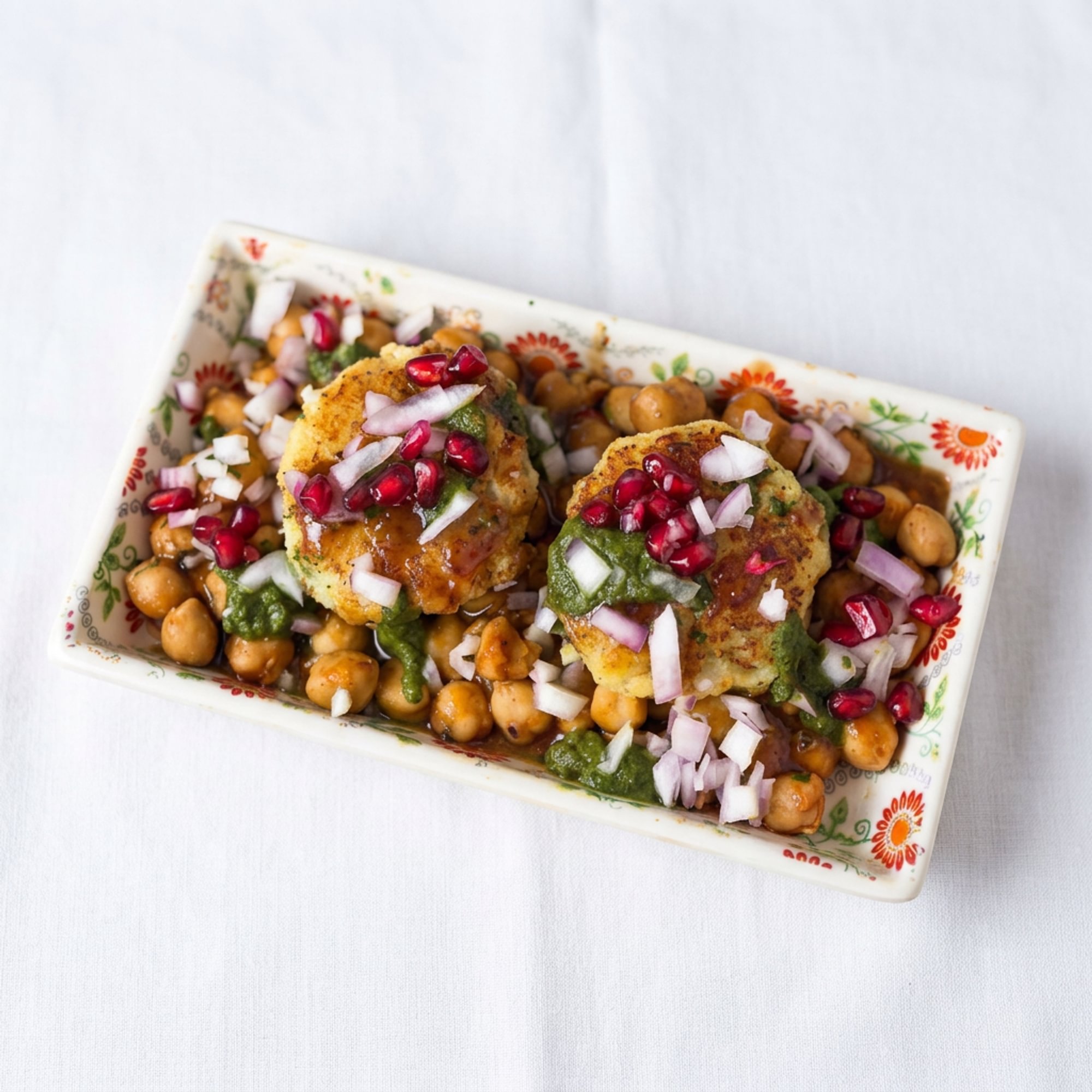Aloo Tikki Chaat