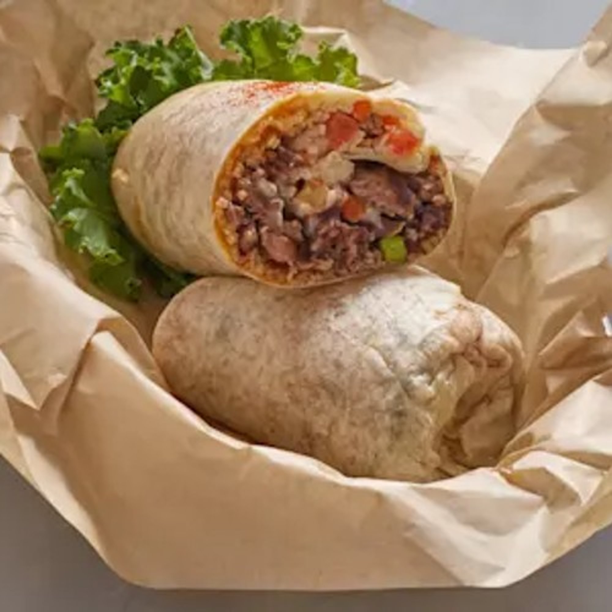 Rice and Bean Burrito