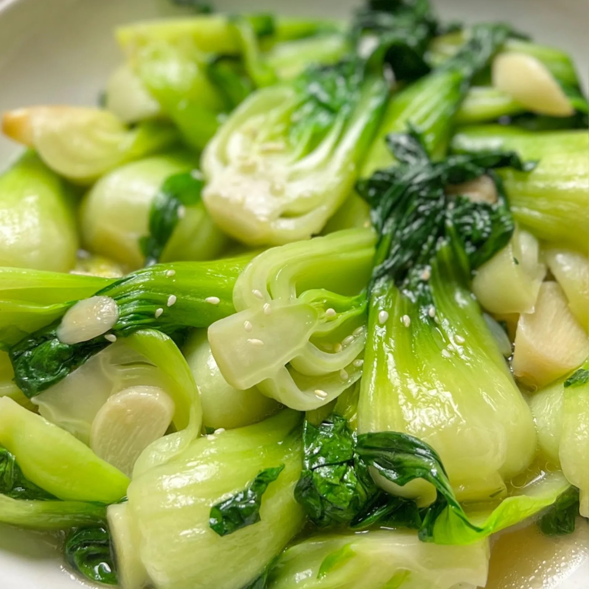 Stir-Fried Bok Choy With Garlic