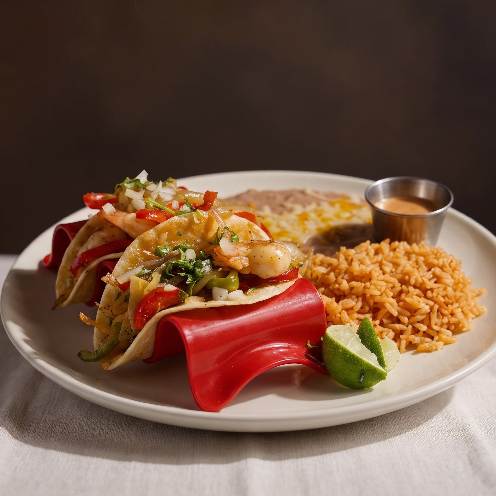 Tacos Gobernador Plate