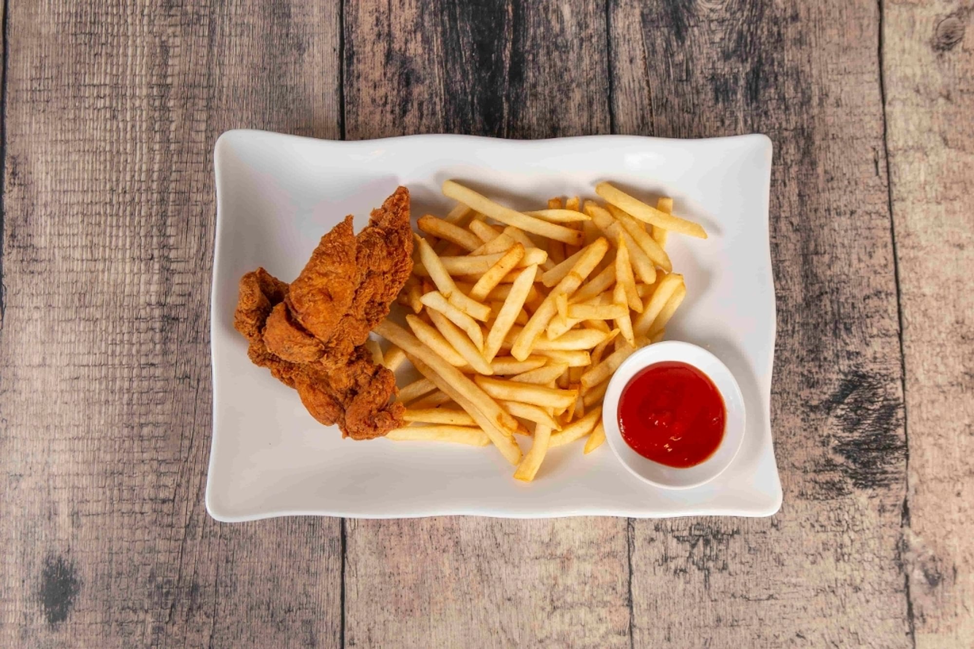 2 Halal Chicken Tenders with Fries