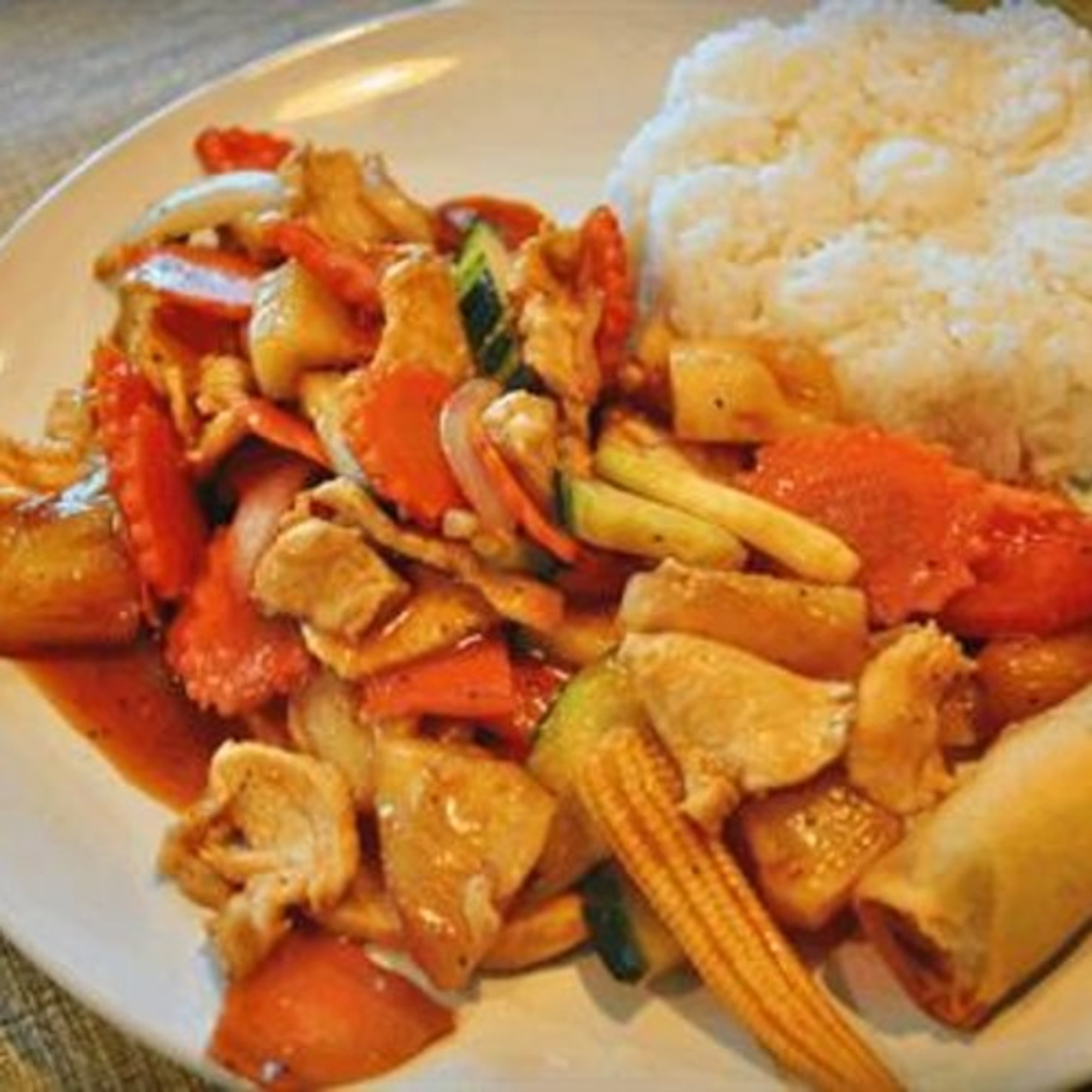 Lunch Stir Fried Sweet & Sour