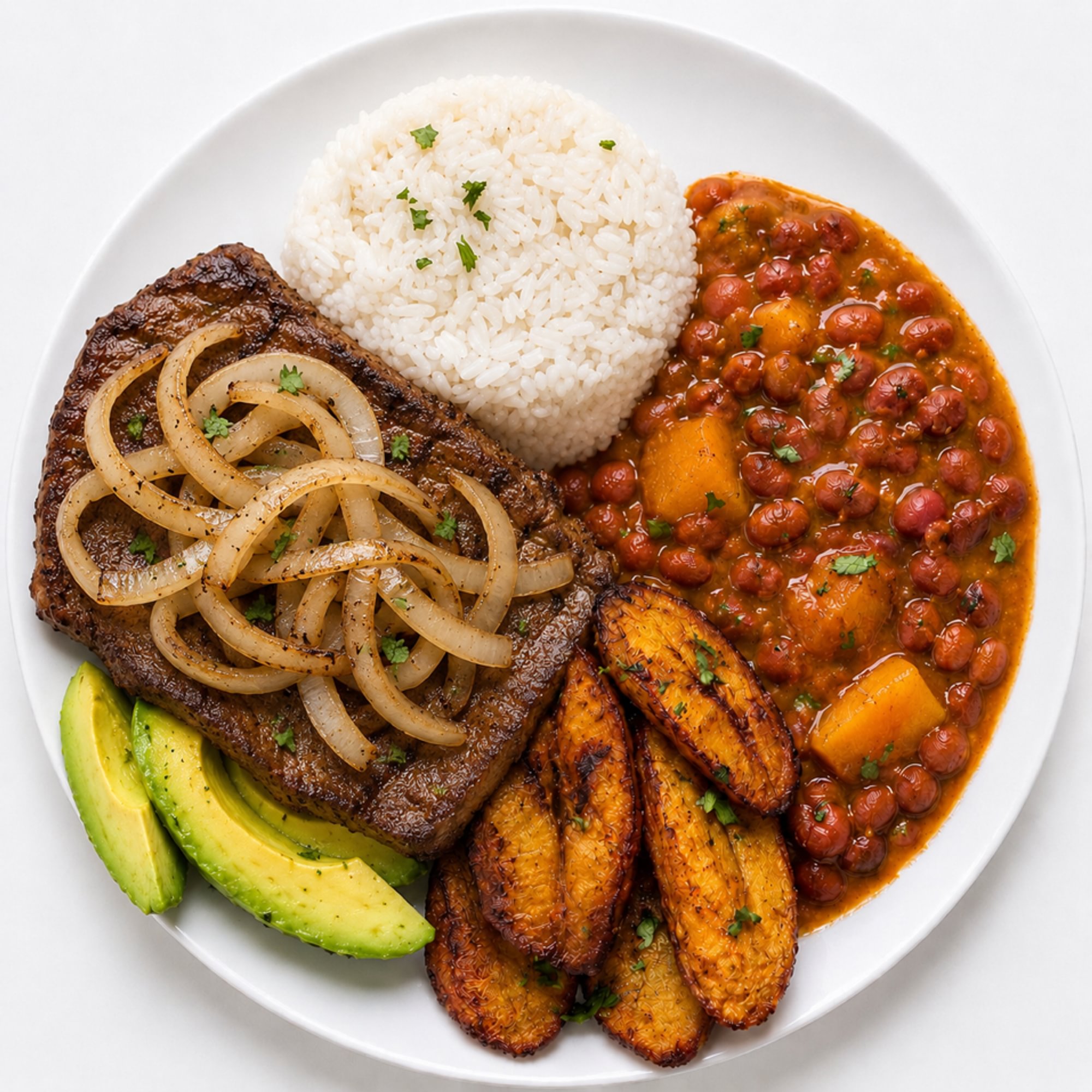 Palomilla Steak with 2 Sides