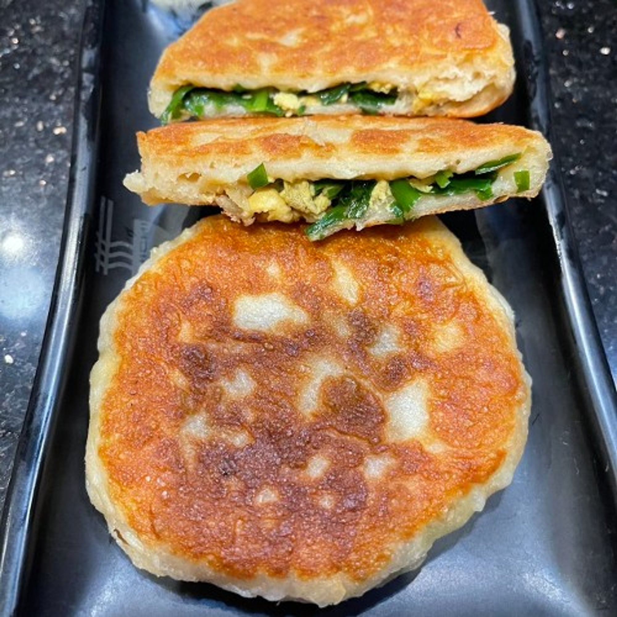 Chive Pancakes