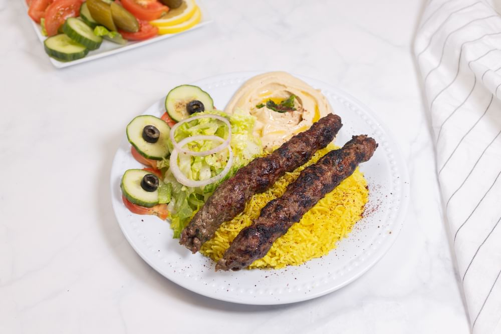 Beef Kebab Plate