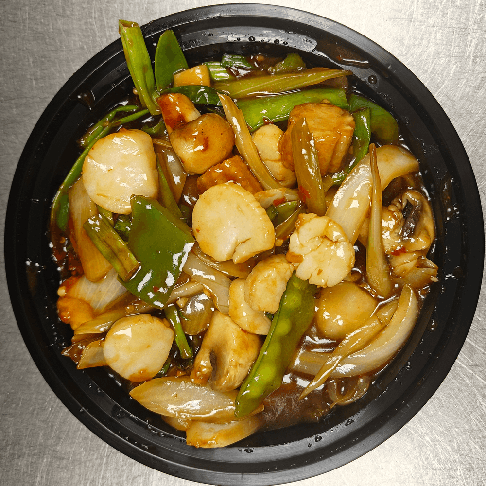 Scallops in Garlic Sauce