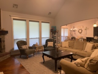 We didn't want to disrupt the aesthetic in this classic, comfortable Owasso home. So what was the best choice for the windows? Our Roller Shades! They're pretty-and pretty subtle, too!