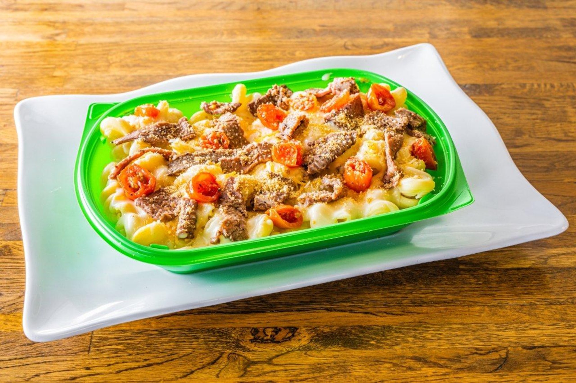 four cheese steak mac