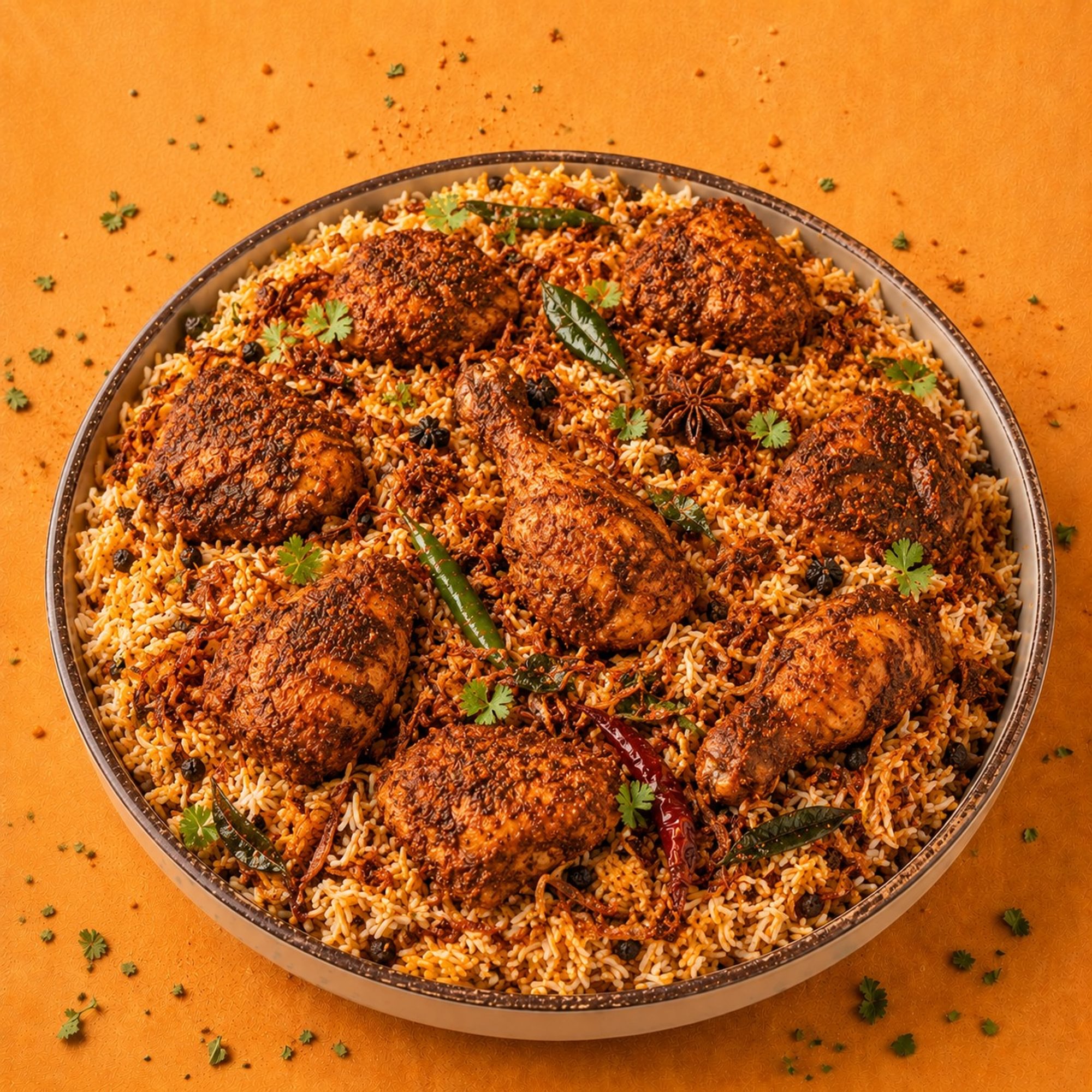 Karampodi Chicken Biryani
