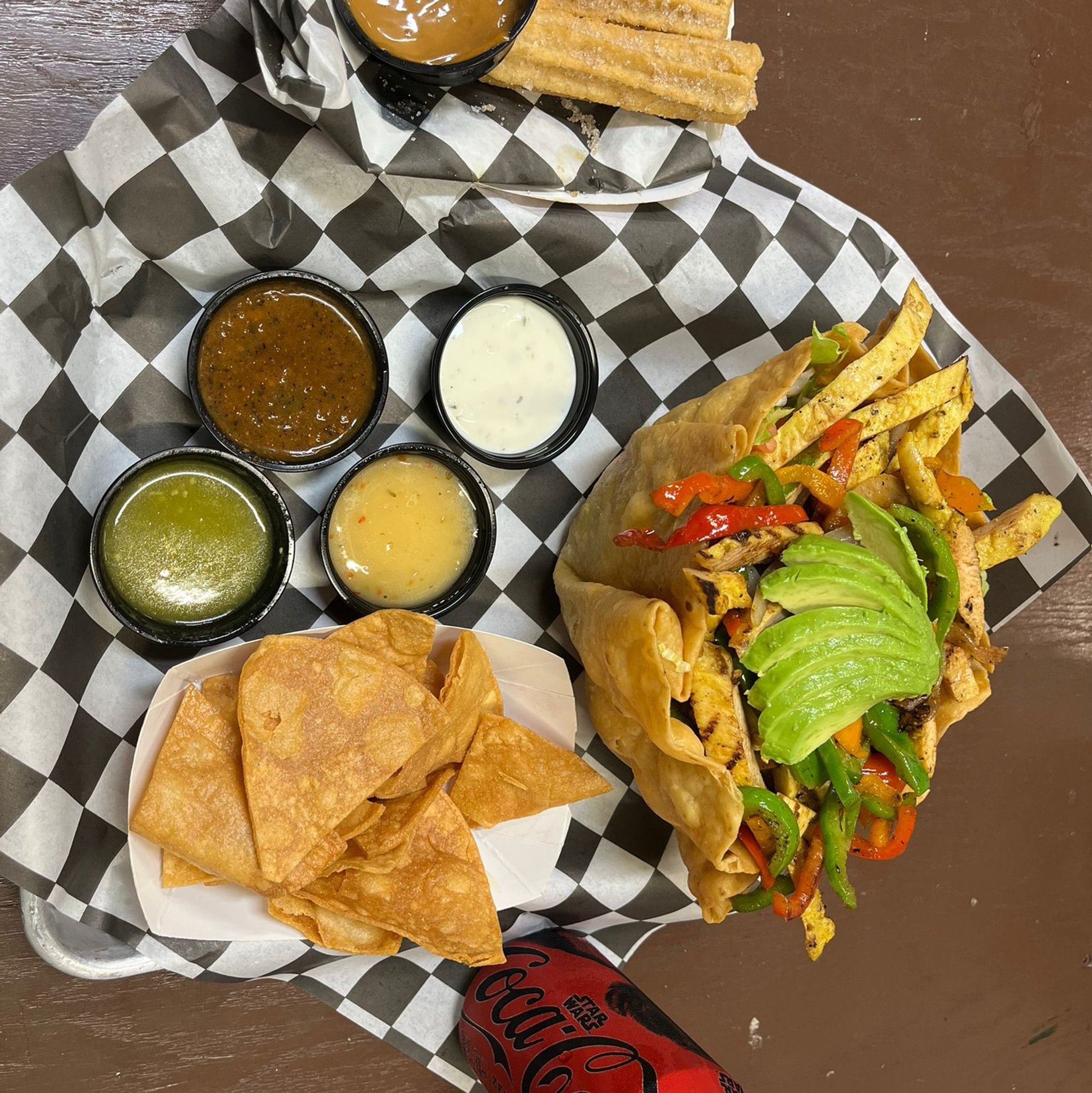 Chicken Fajita Salad Combo