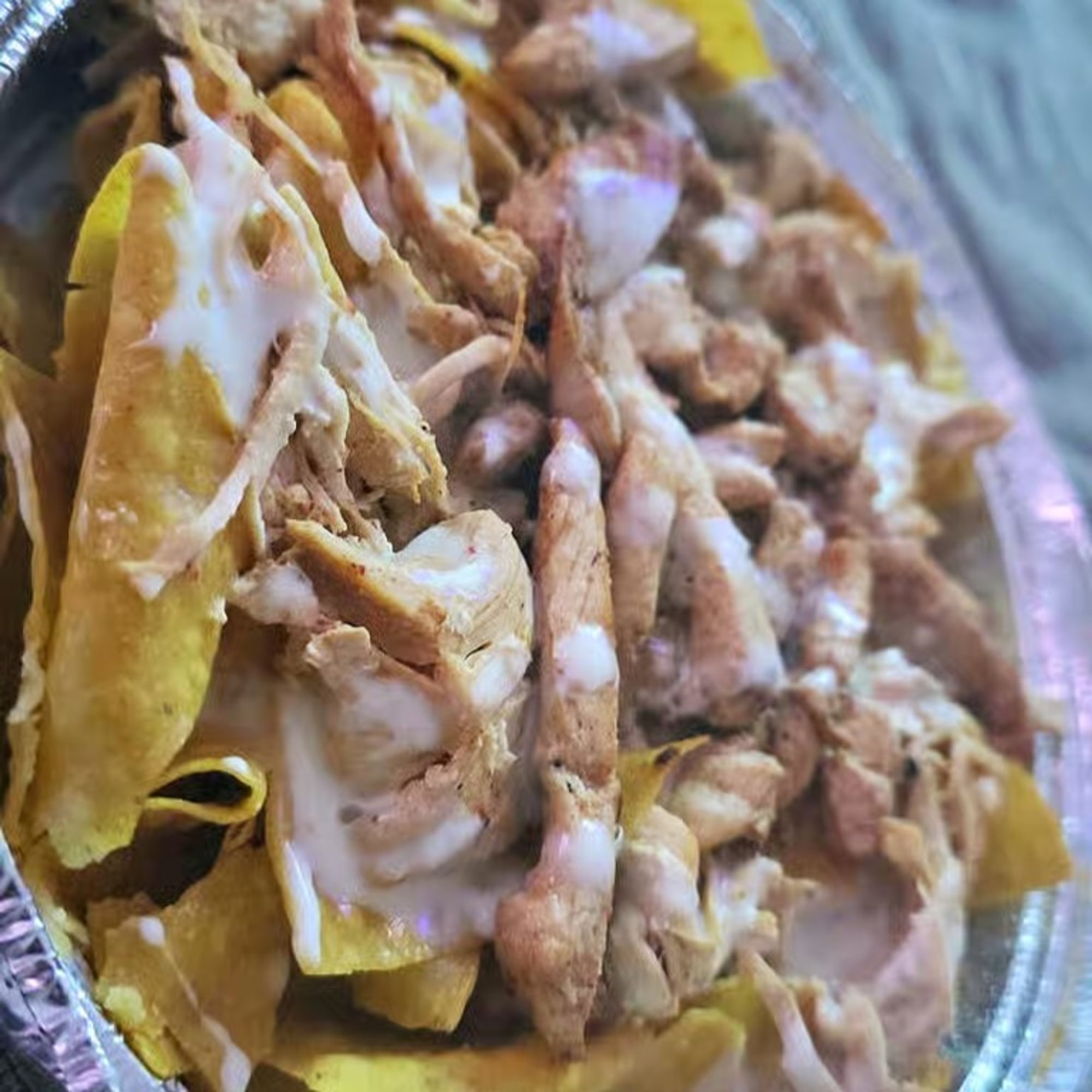Shredded Chicken Nachos