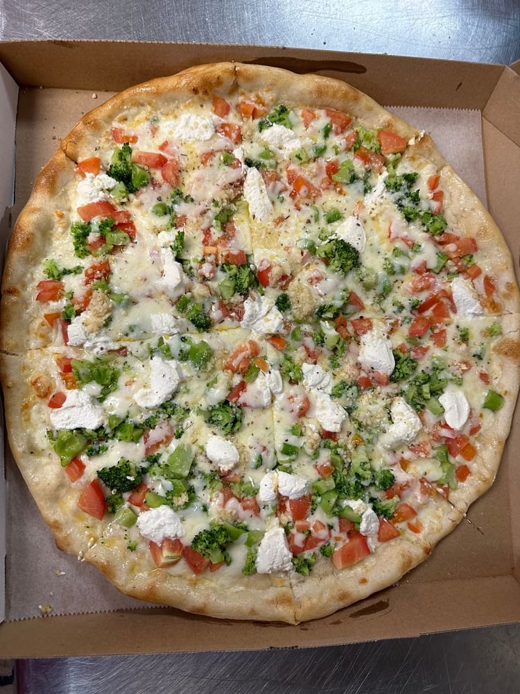 White Primavera Pizza