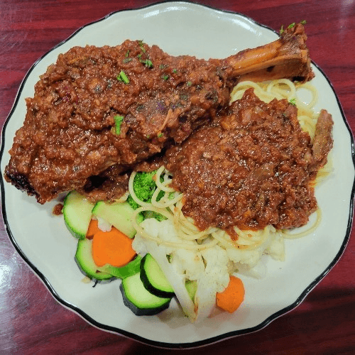 Today's Special - Braised Lamb Shanks!