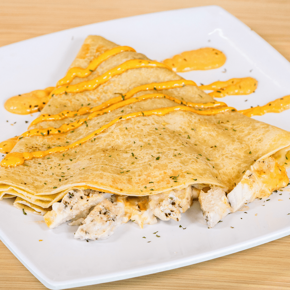 Mediterranean Chicken Crêpe