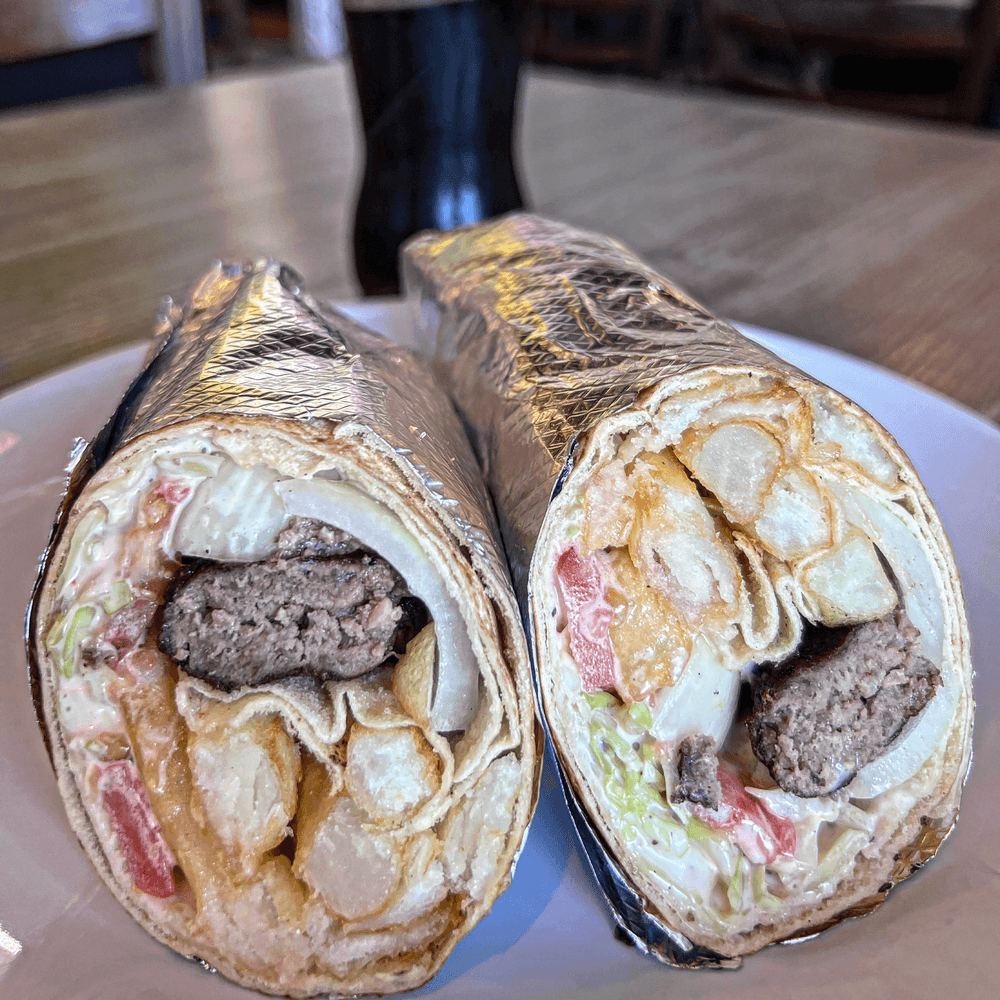 Lebanese Burger Wrap