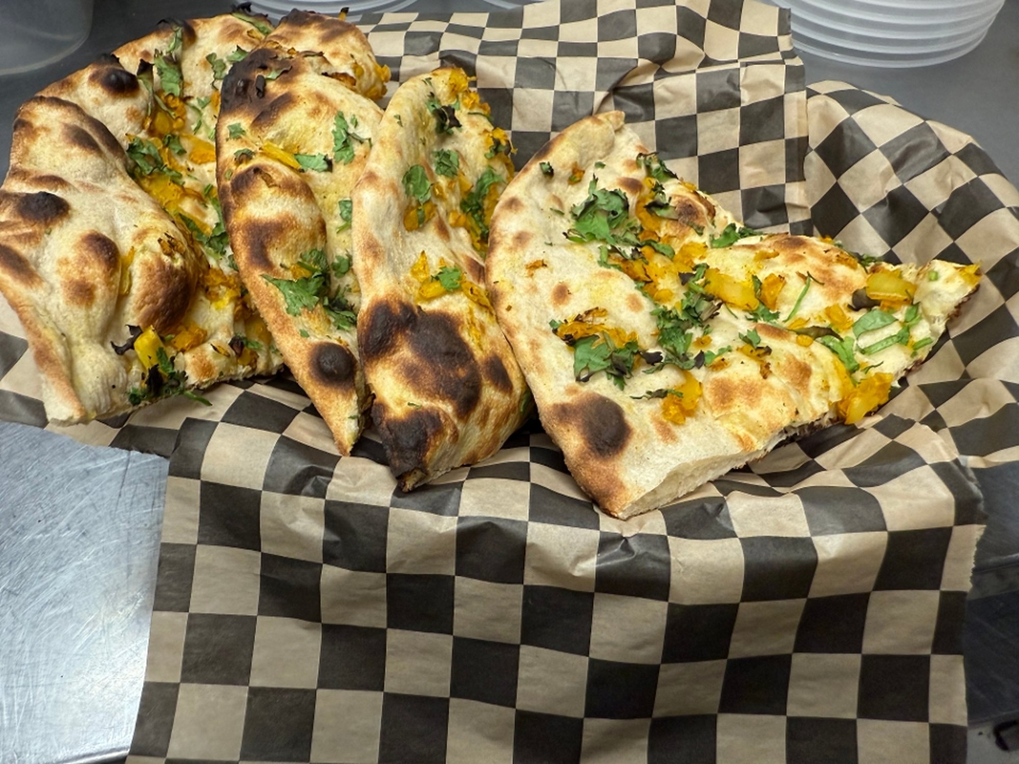 Onion Cilantro Naan