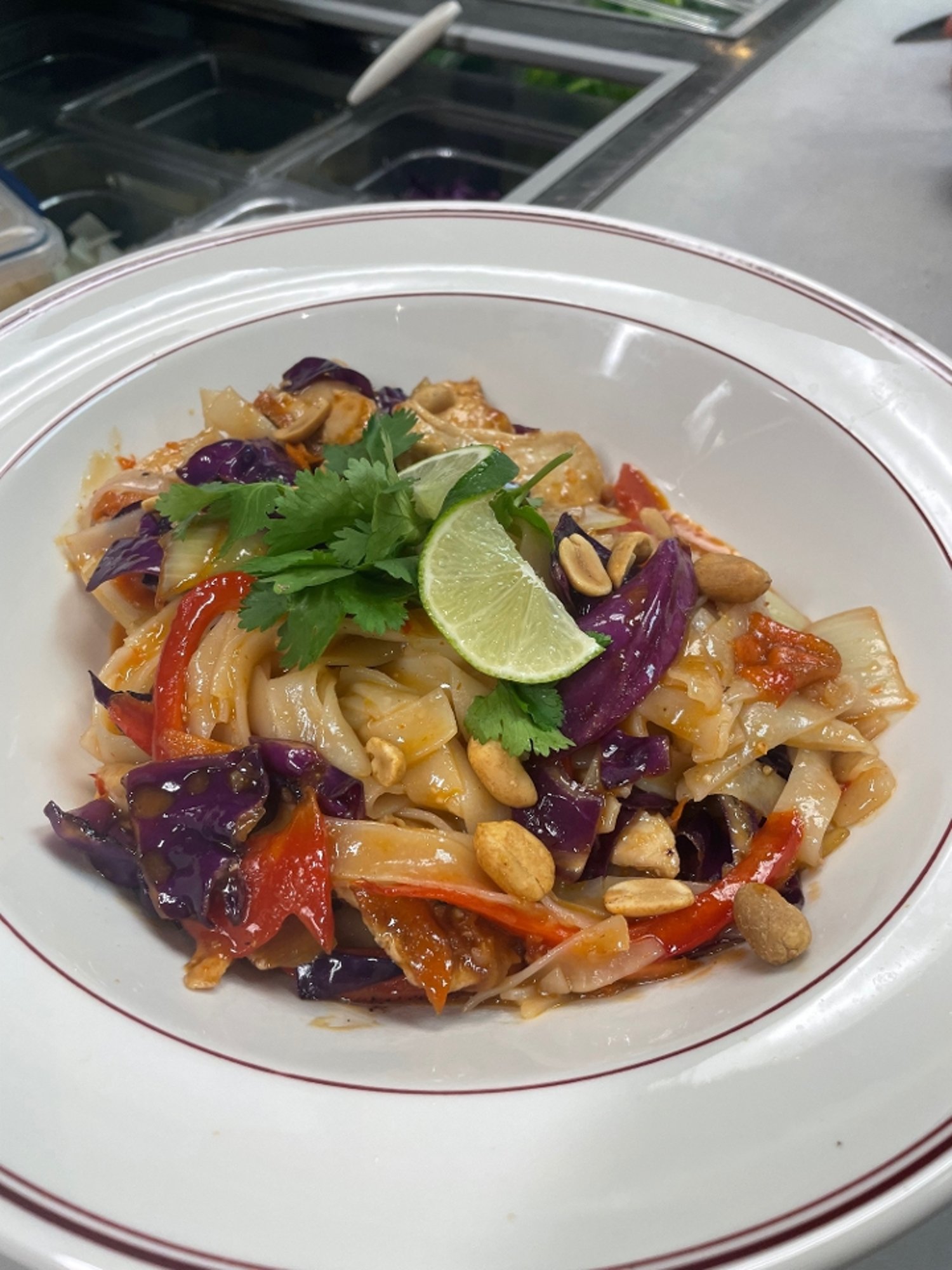 Volcano Chicken with Crushed Peanuts